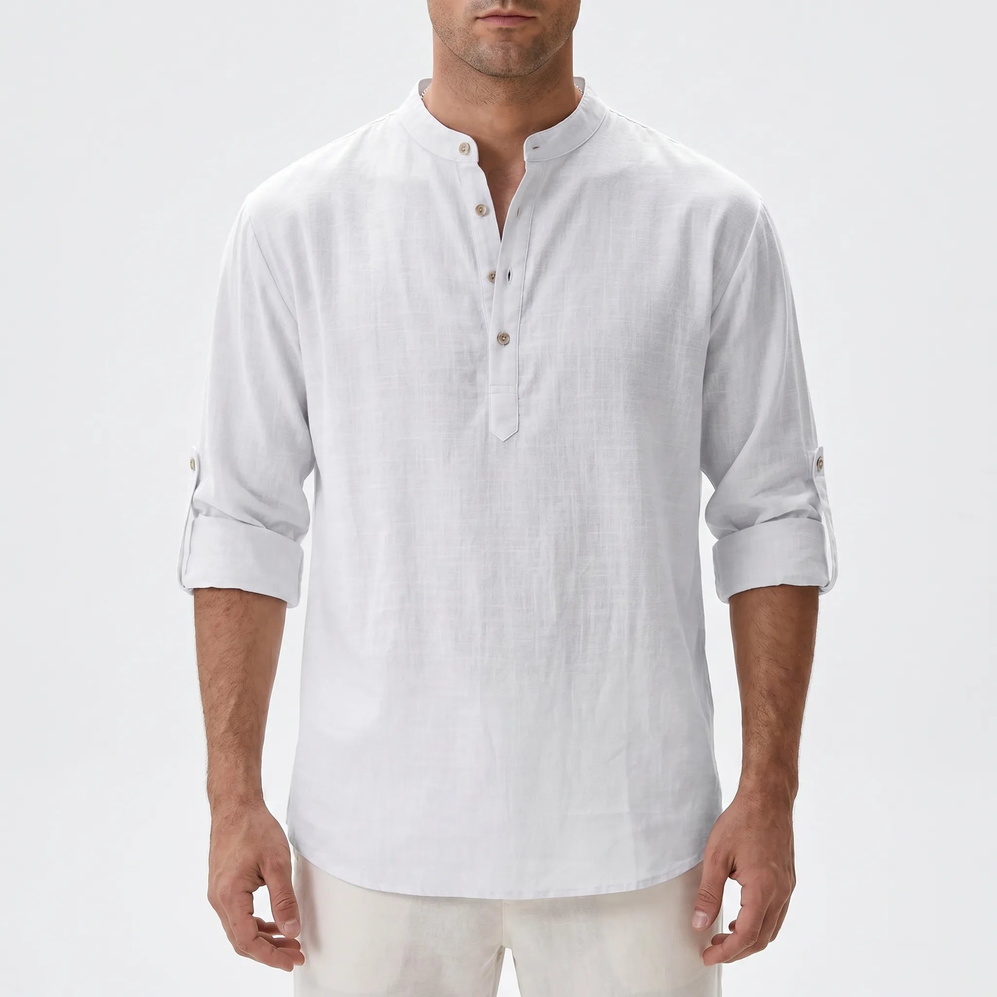 Airlen™ -  Men's Casual Long-Sleeve Henley Shirt -  Casual Everyday Wear