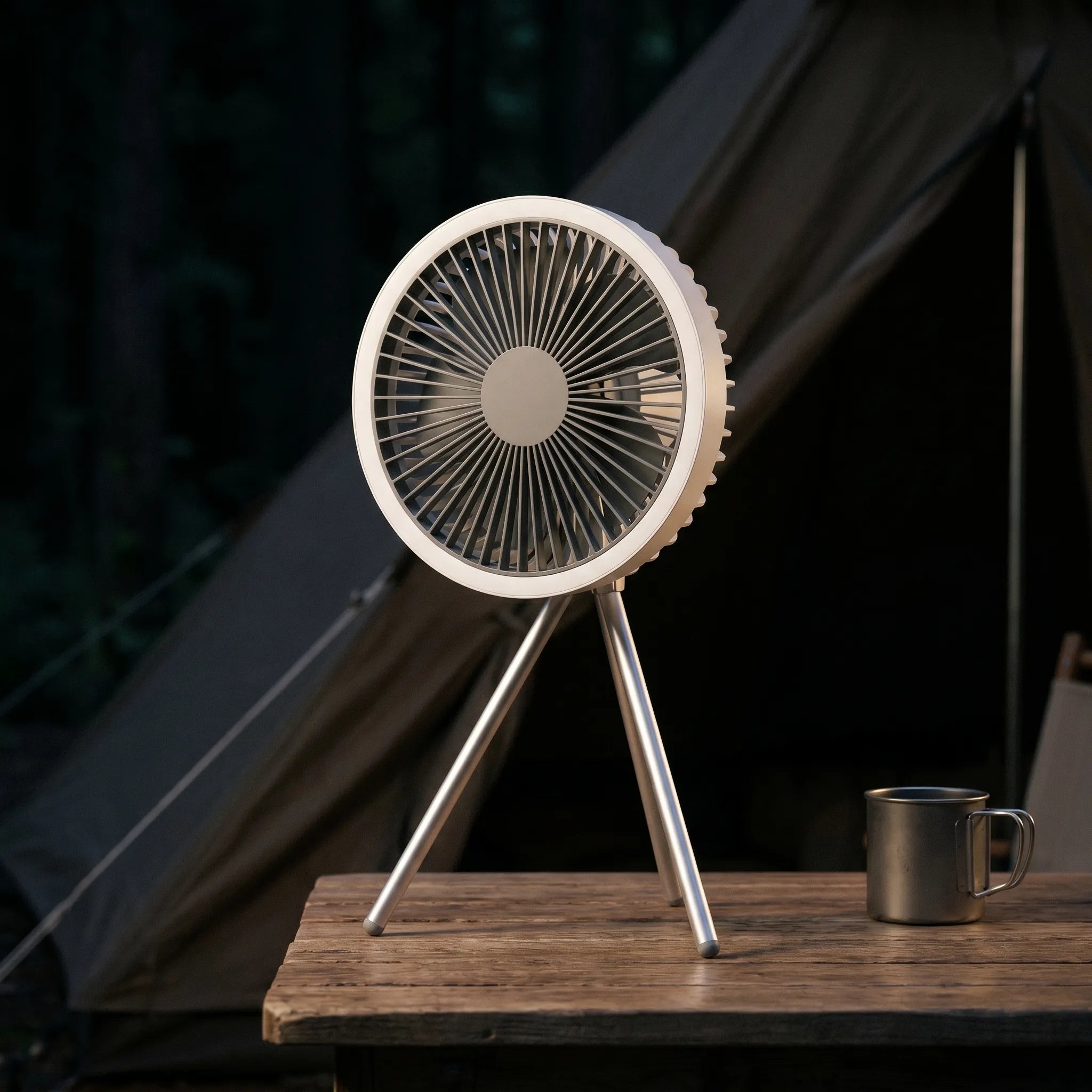 Airoven™ -  Portable Tripod Camping Fan -  Camping Trips