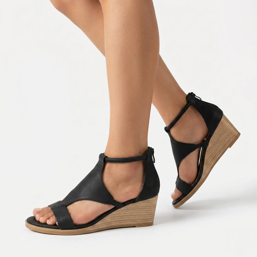 Alvada™ -  Open Toe Wedge Sandals -  Comfortable Summer Walks
