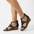Alvada™ -  Open Toe Wedge Sandals -  Comfortable Summer Walks