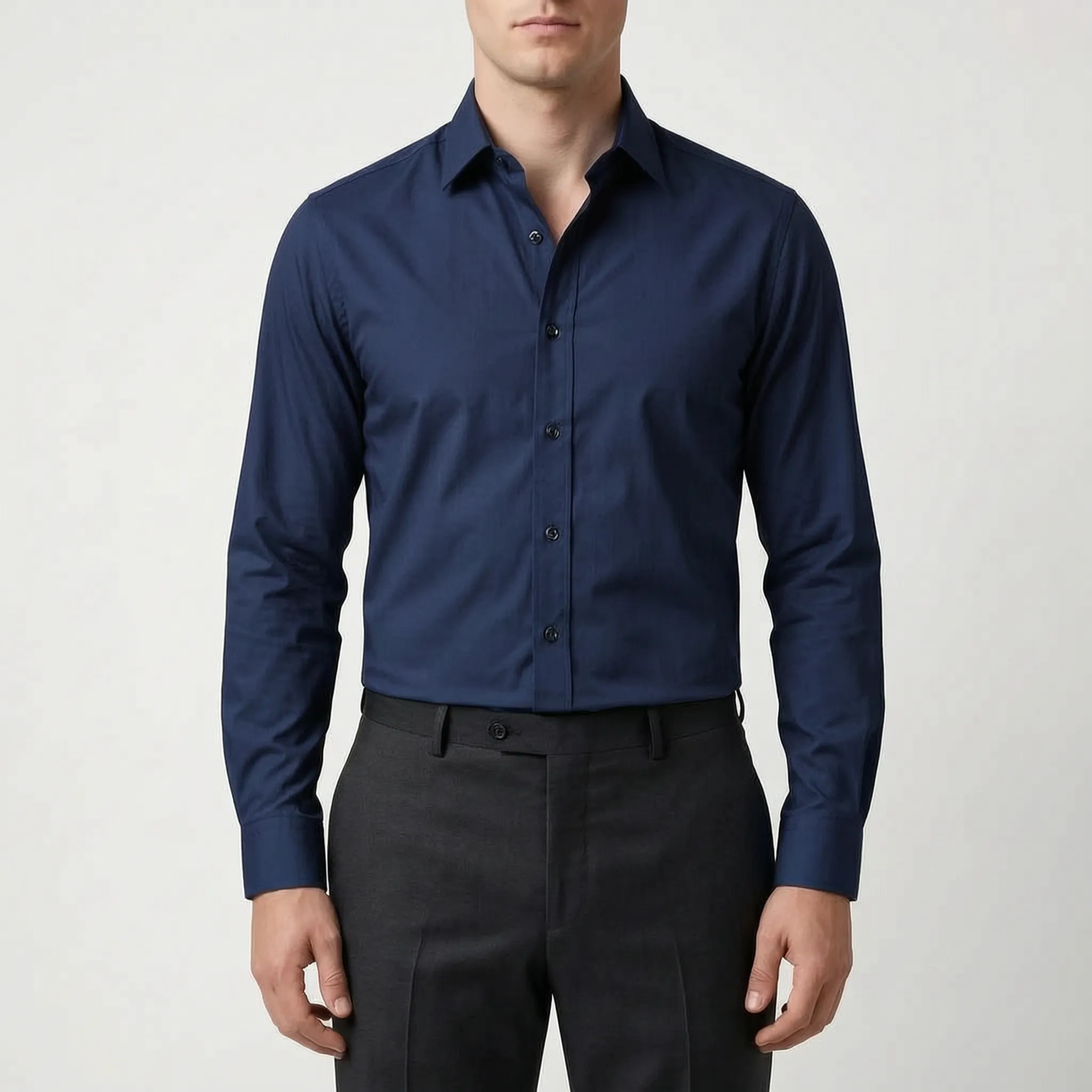 Alvanto™ -  Slim Fit Button Down Shirt -  Office Wear