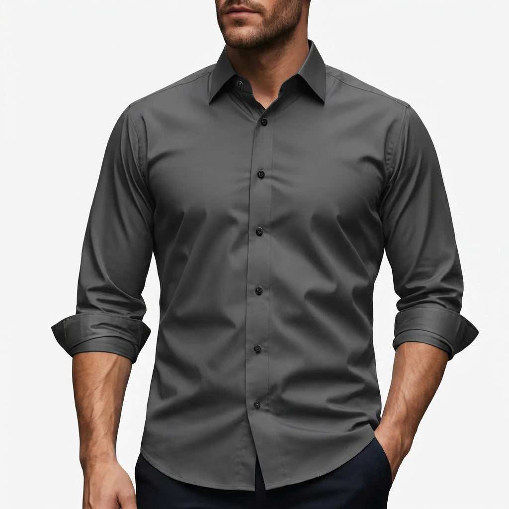 Alvanto™ -  Slim Fit Button Down Shirt -  Office Wear