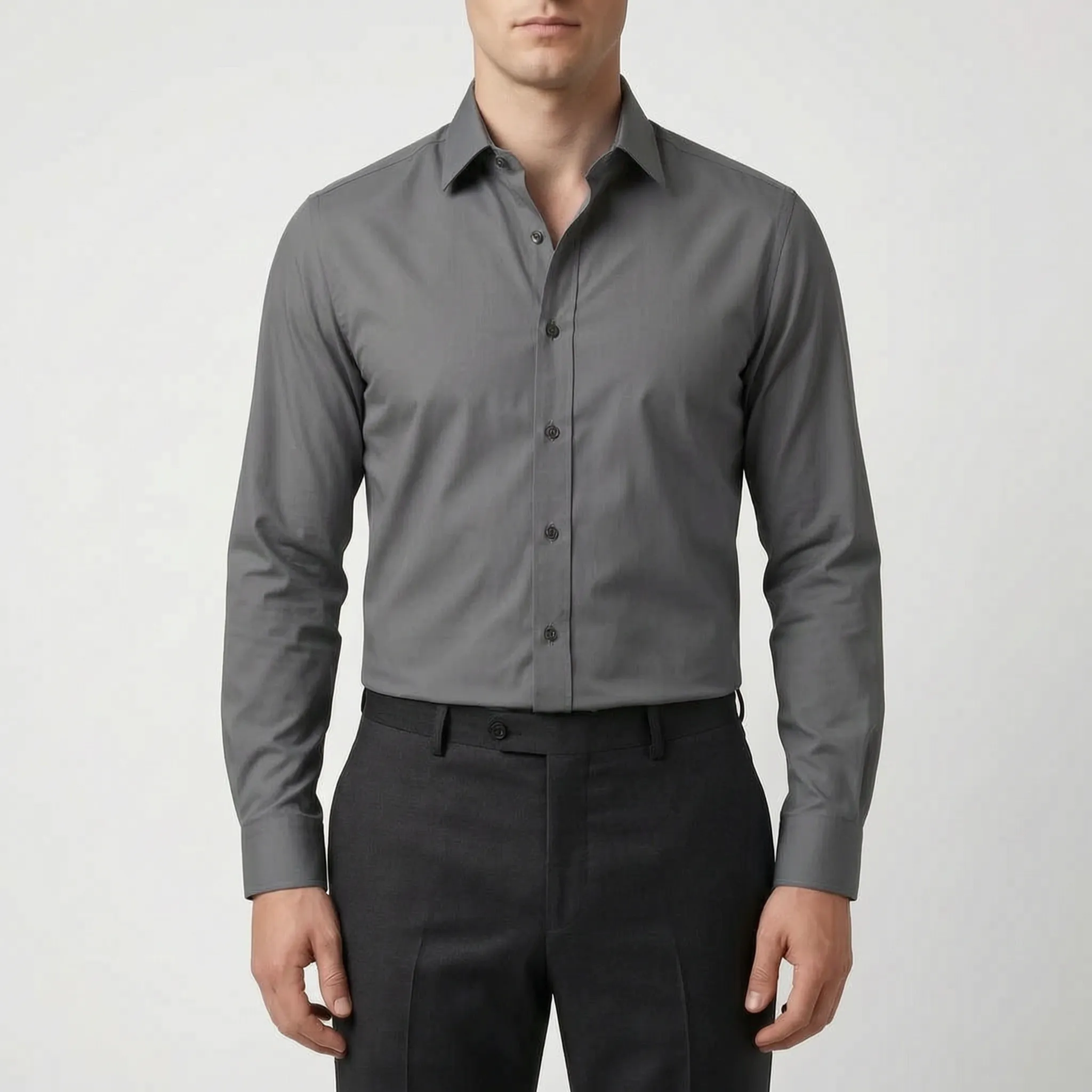 Alvanto™ -  Slim Fit Button Down Shirt -  Office Wear