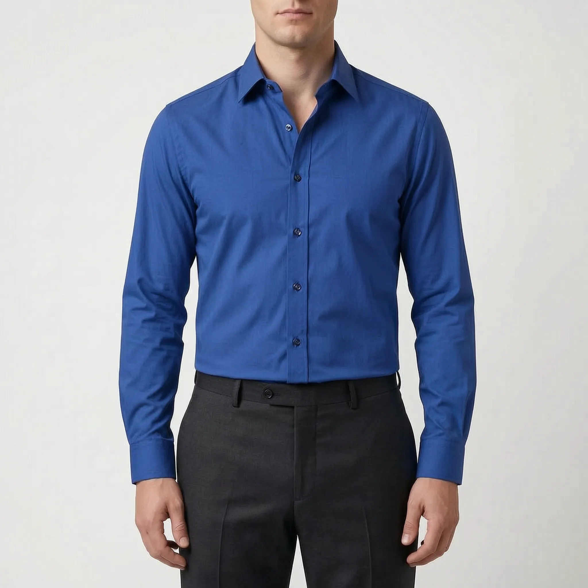 Alvanto™ -  Slim Fit Button Down Shirt -  Office Wear