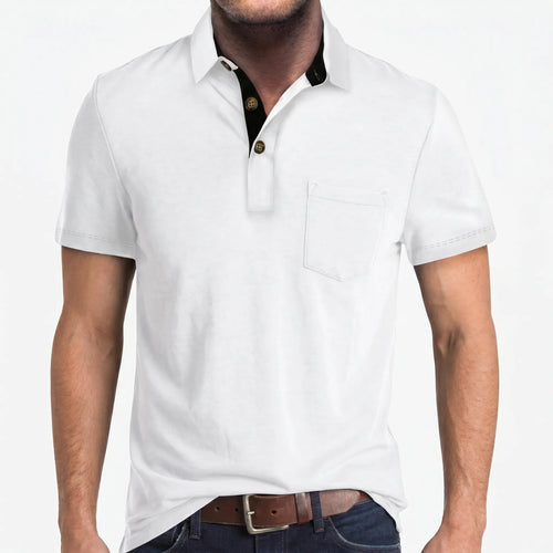 Alvito™ -  Tailored Short Sleeve Polo -  Smart Casual Dressing