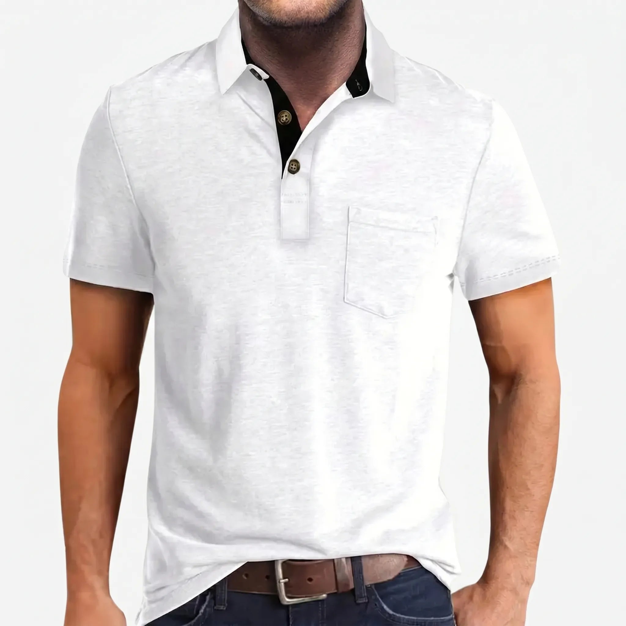 Alvito™ -  Tailored Short Sleeve Polo -  Smart Casual Dressing
