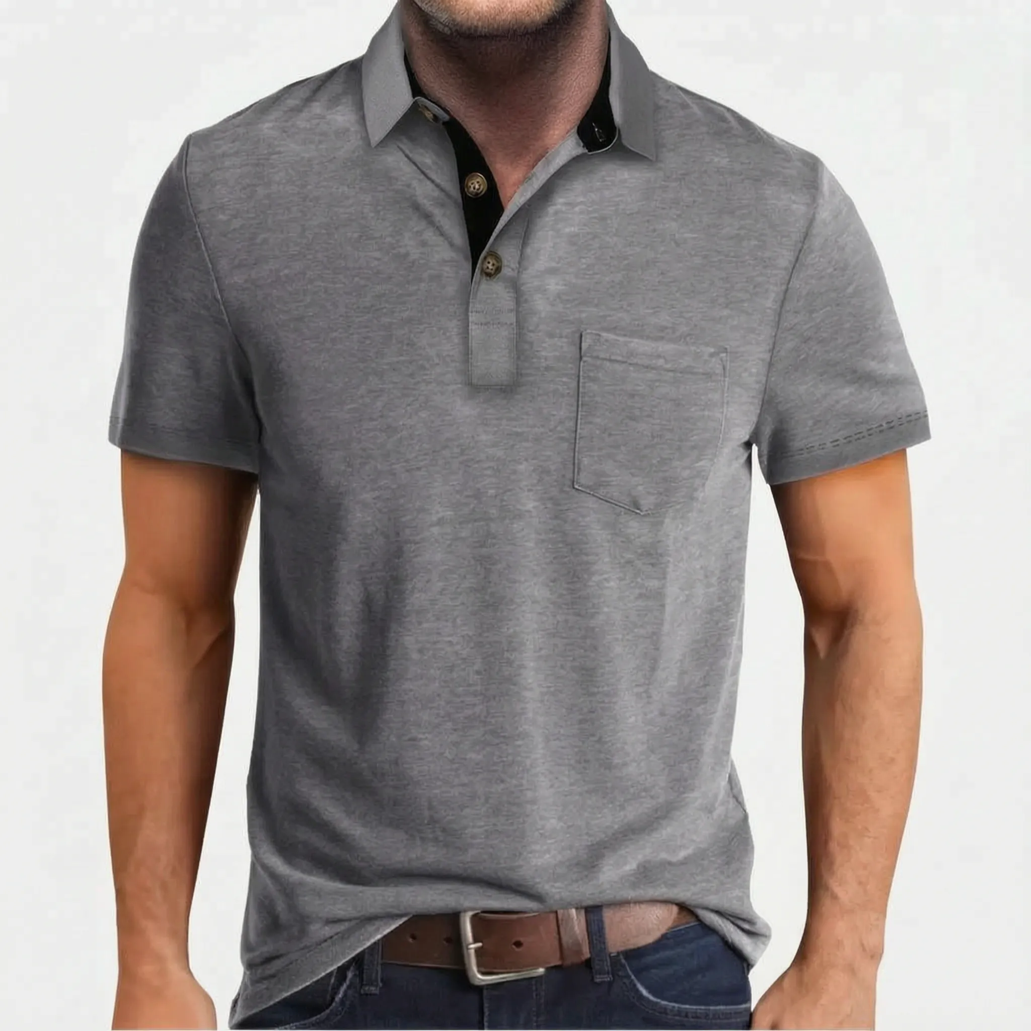 Alvito™ -  Tailored Short Sleeve Polo -  Smart Casual Dressing