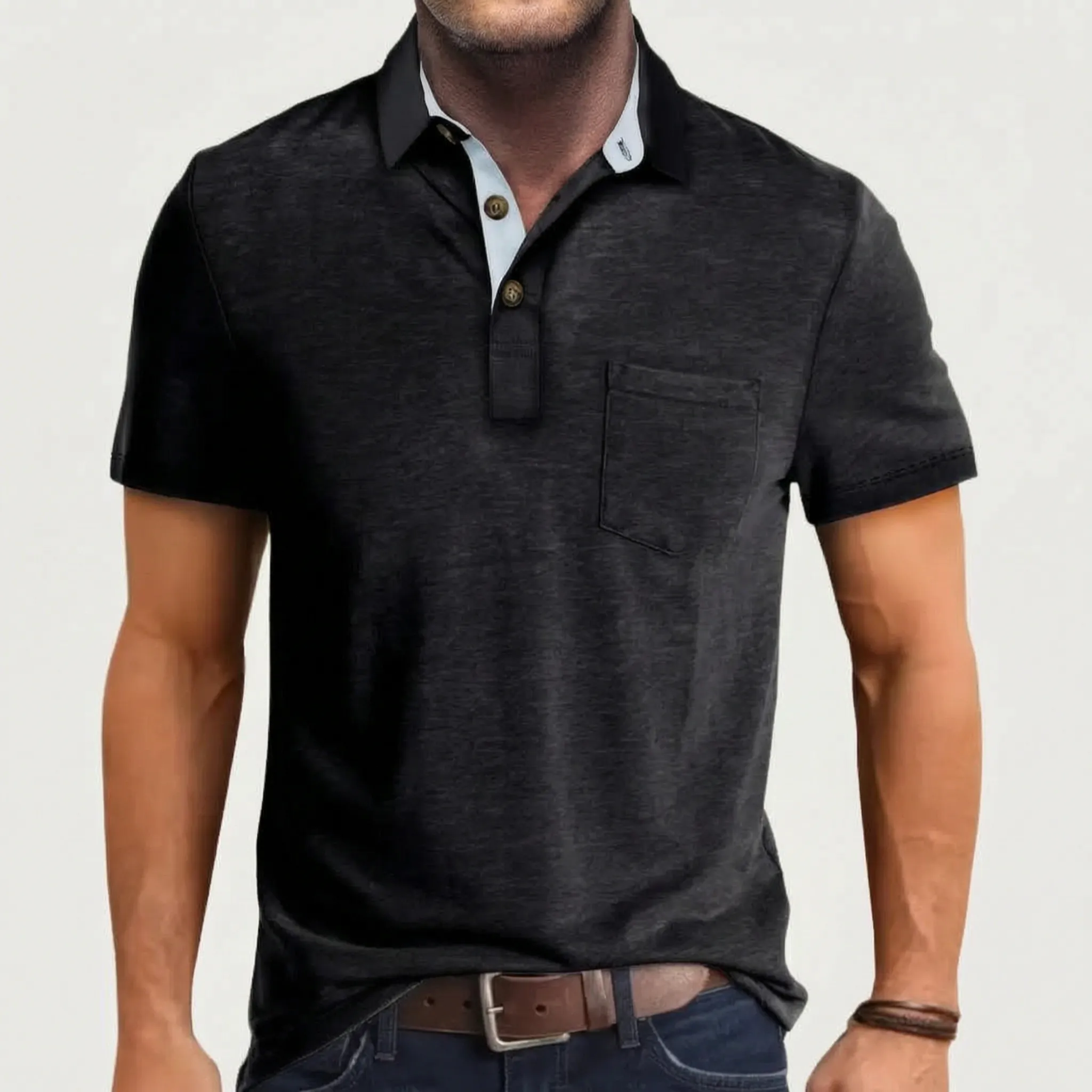 Alvito™ -  Tailored Short Sleeve Polo -  Smart Casual Dressing