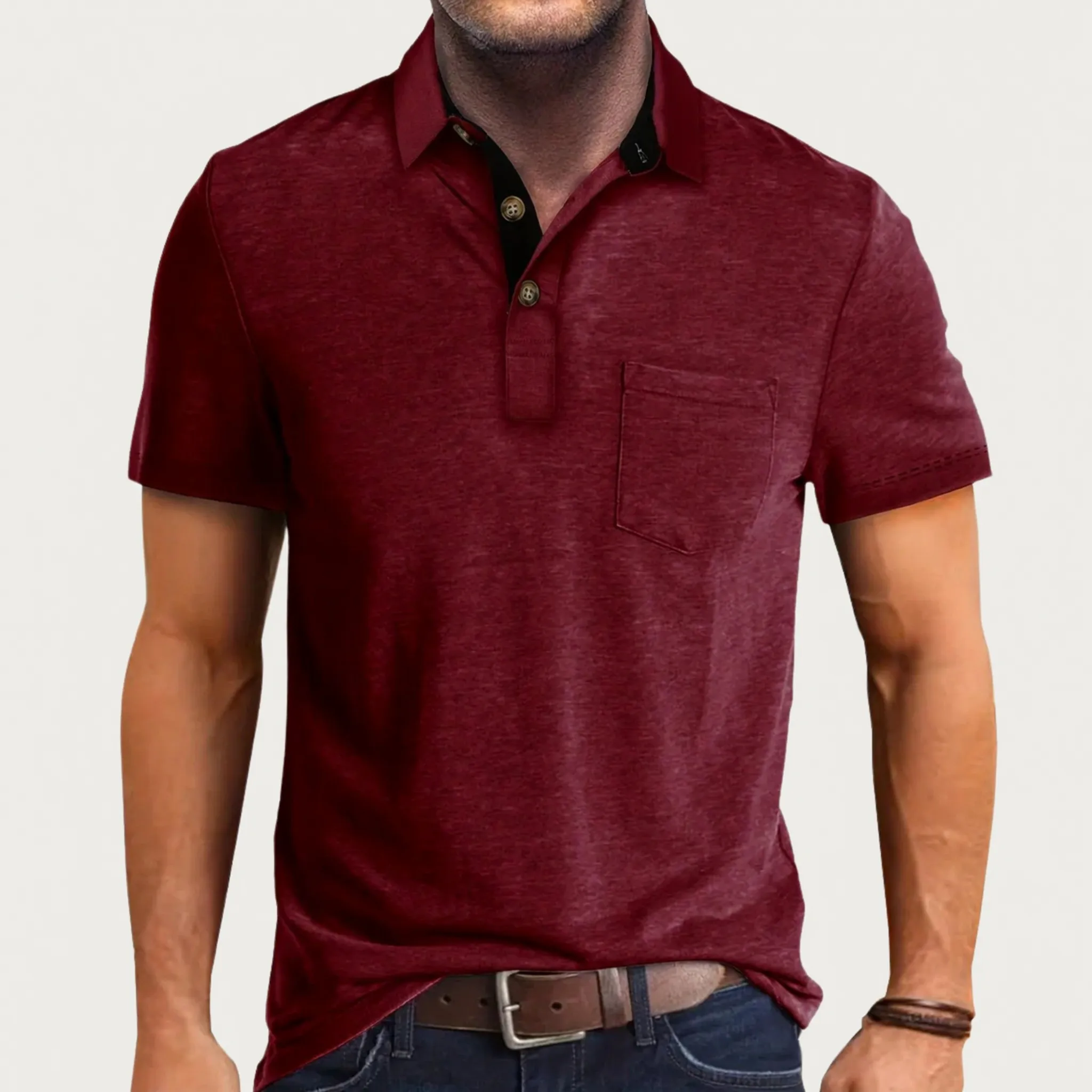 Alvito™ -  Tailored Short Sleeve Polo -  Smart Casual Dressing