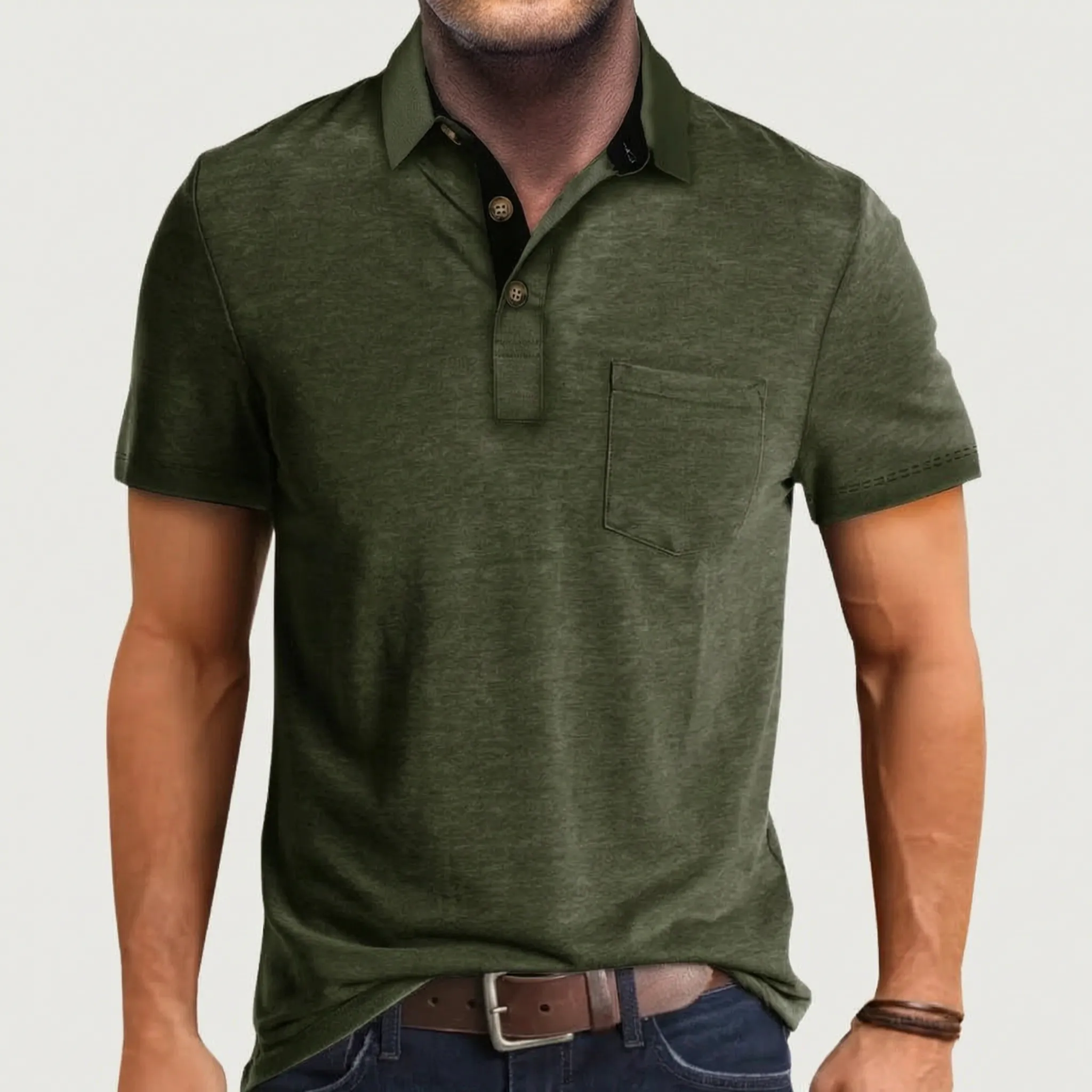 Alvito™ -  Tailored Short Sleeve Polo -  Smart Casual Dressing