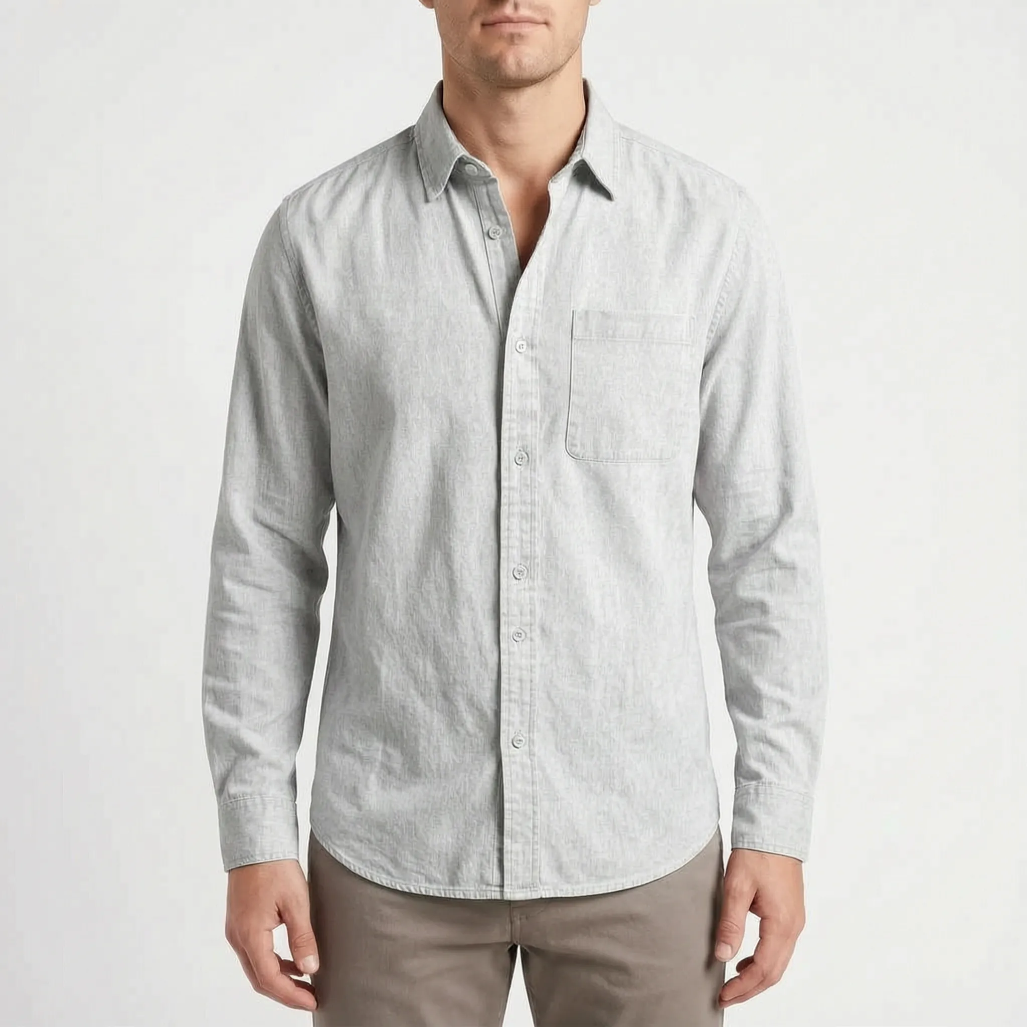 Alvoren™ -  Men's Long-Sleeve Shirt -  Smart-Casual Dressing