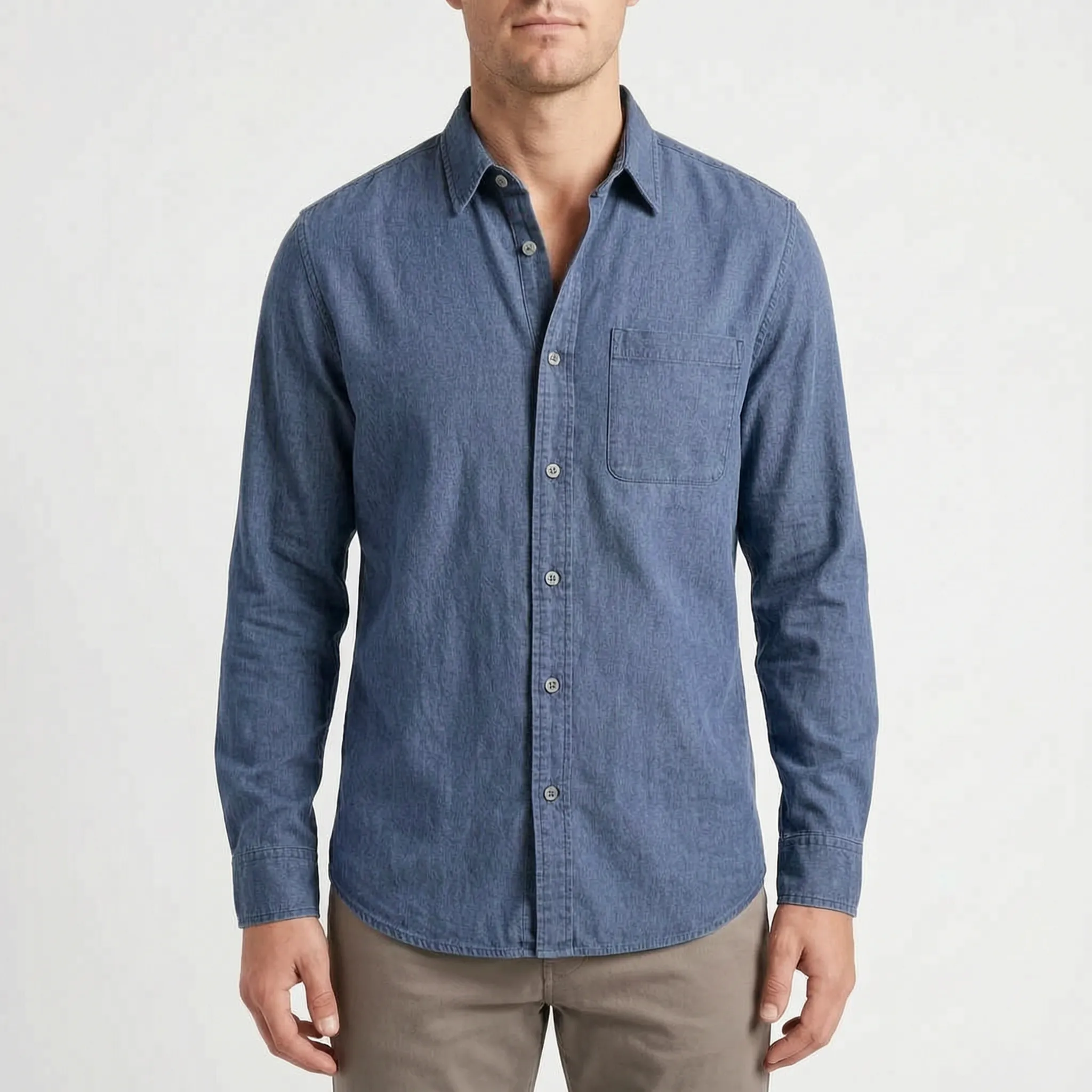 Alvoren™ -  Men's Long-Sleeve Shirt -  Smart-Casual Dressing