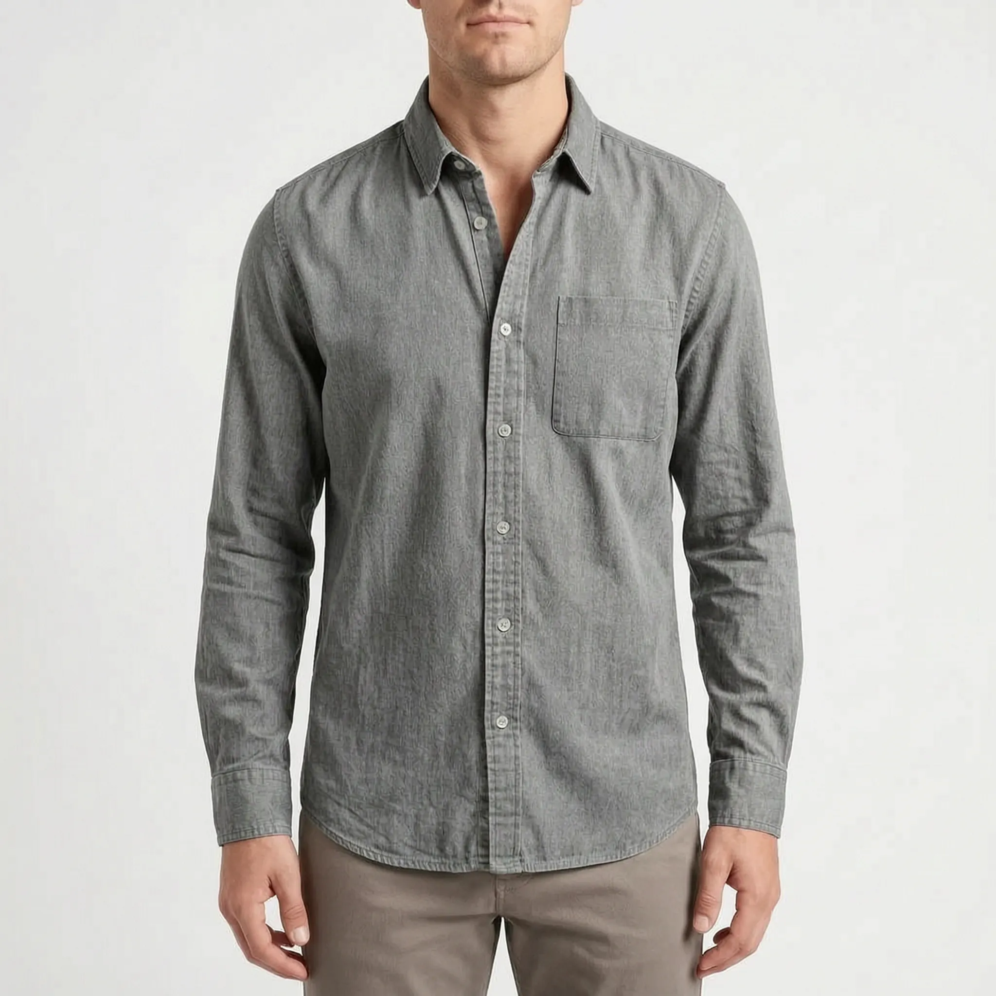 Alvoren™ -  Men's Long-Sleeve Shirt -  Smart-Casual Dressing