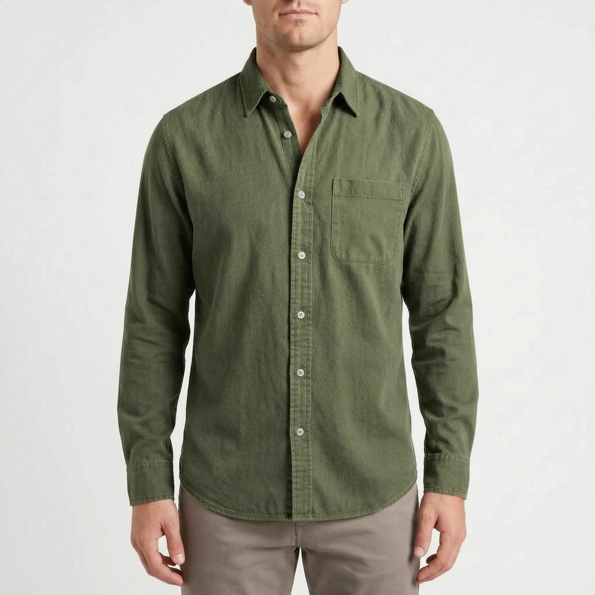 Alvoren™ -  Men's Long-Sleeve Shirt -  Smart-Casual Dressing