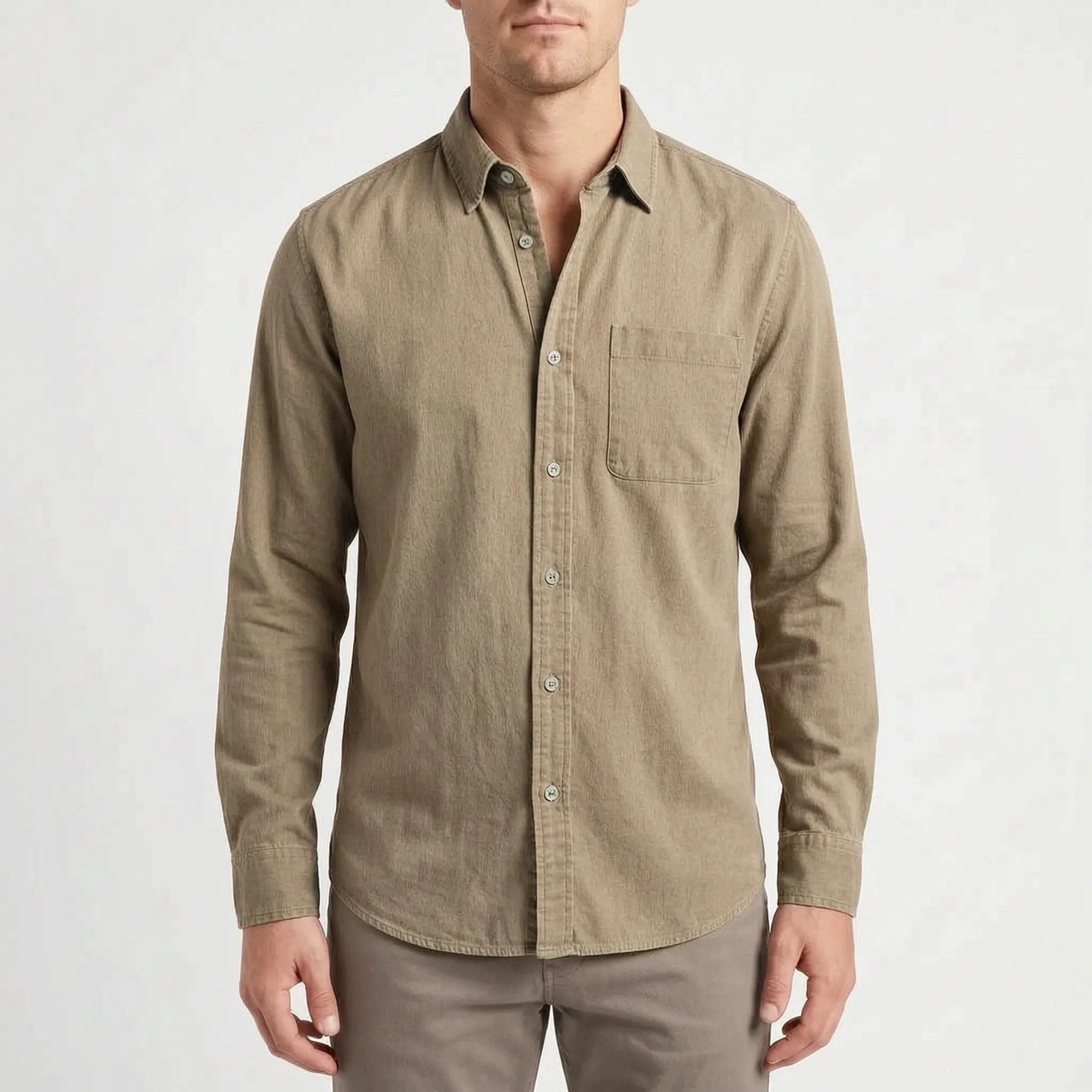 Alvoren™ -  Men's Long-Sleeve Shirt -  Smart-Casual Dressing