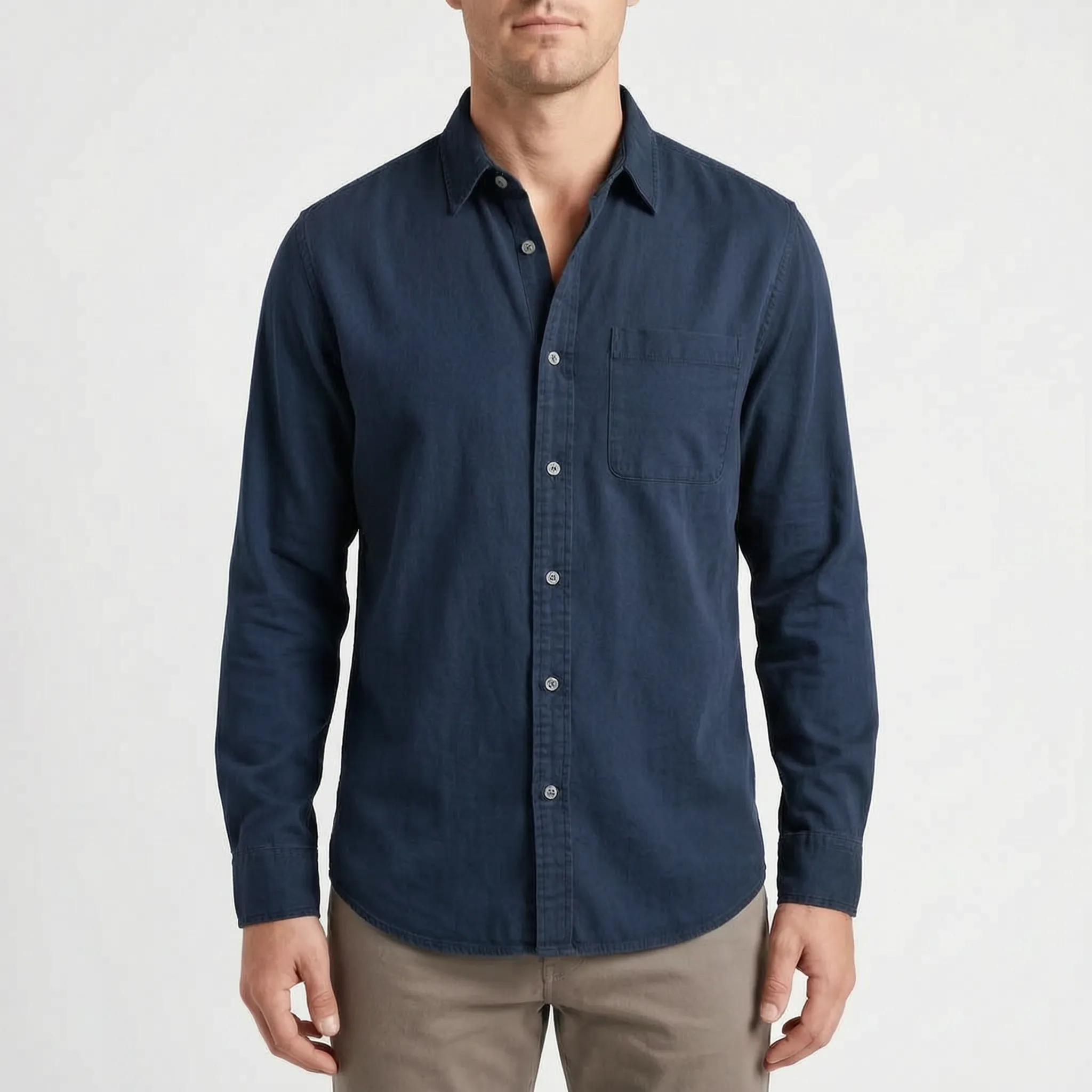 Alvoren™ -  Men's Long-Sleeve Shirt -  Smart-Casual Dressing