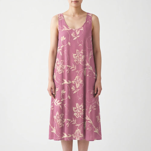 Amaryn™ -  Sleeveless Floral Midi Dress -  Casual Beach Walks
