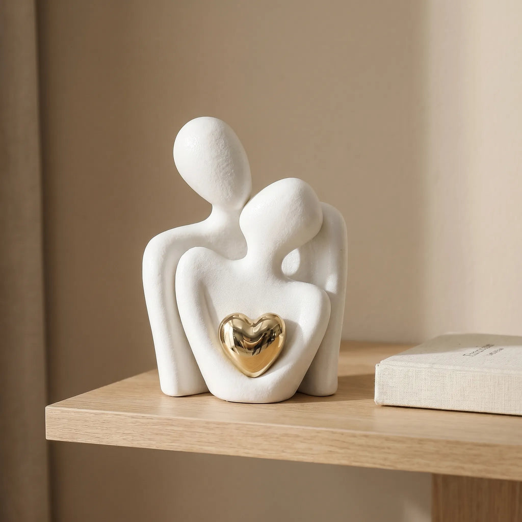 AmourDeco™ -  Abstract Couple Sculpture -  Decorating Living Rooms