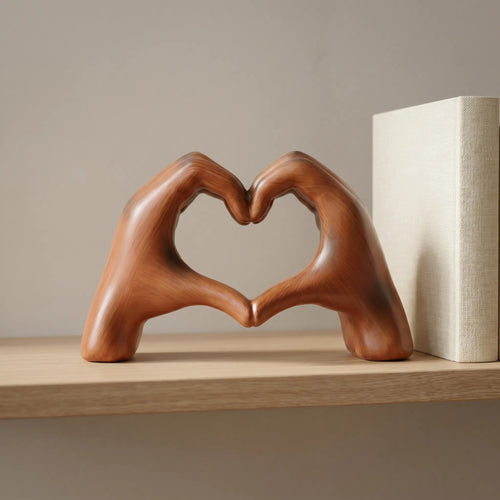 Amouria™ -  Heart Shaped Decorative Ornament -  Shelf Styling