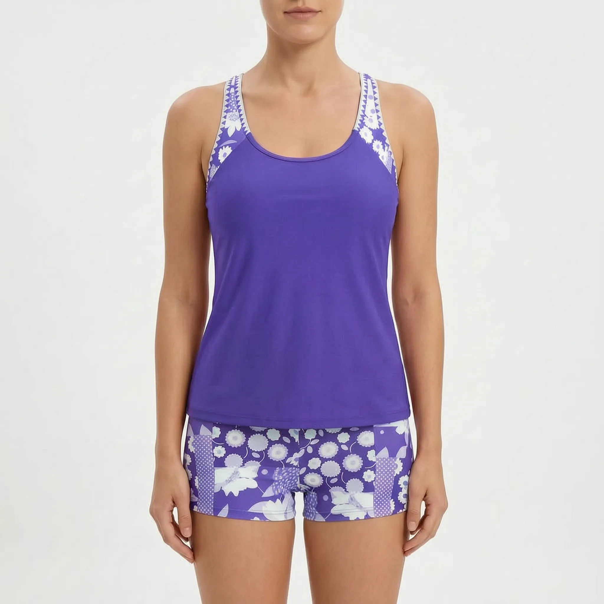Aqualise™ -  Two-Piece Tankini Set -  Beach Holidays