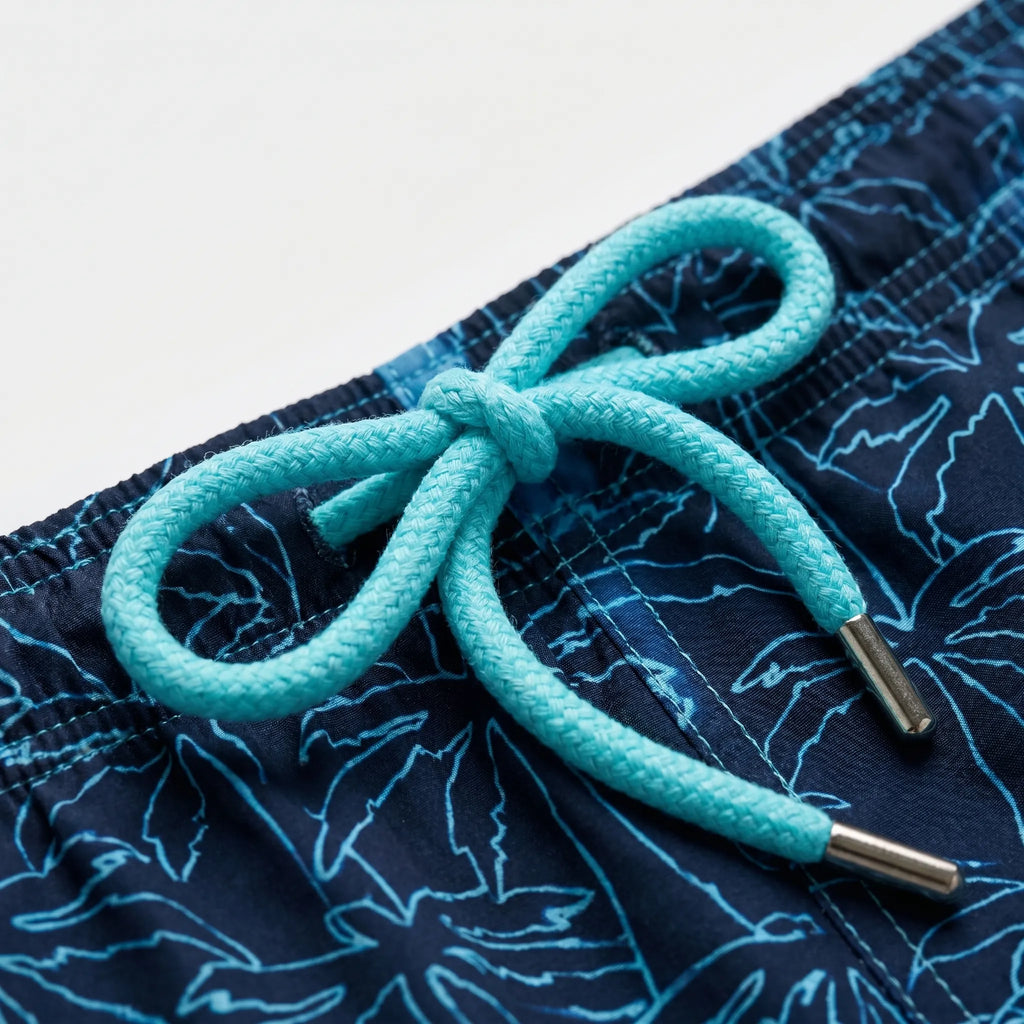 Aquamove™ -  Men's Printed Swim Shorts -  Swimming In The Sea