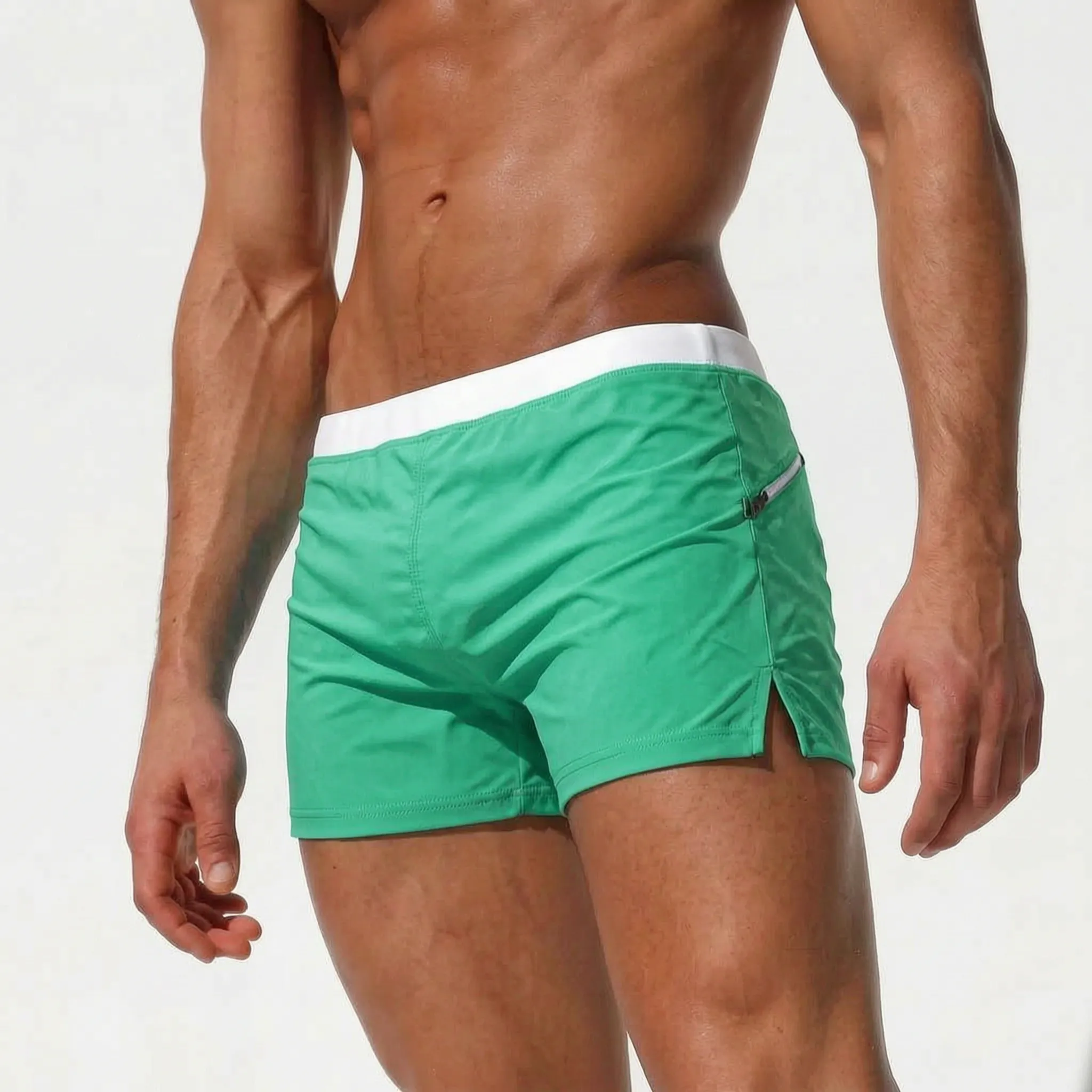 Aquarion™ -  Low-Rise Athletic Swim Shorts -  Active Swimming Sessions