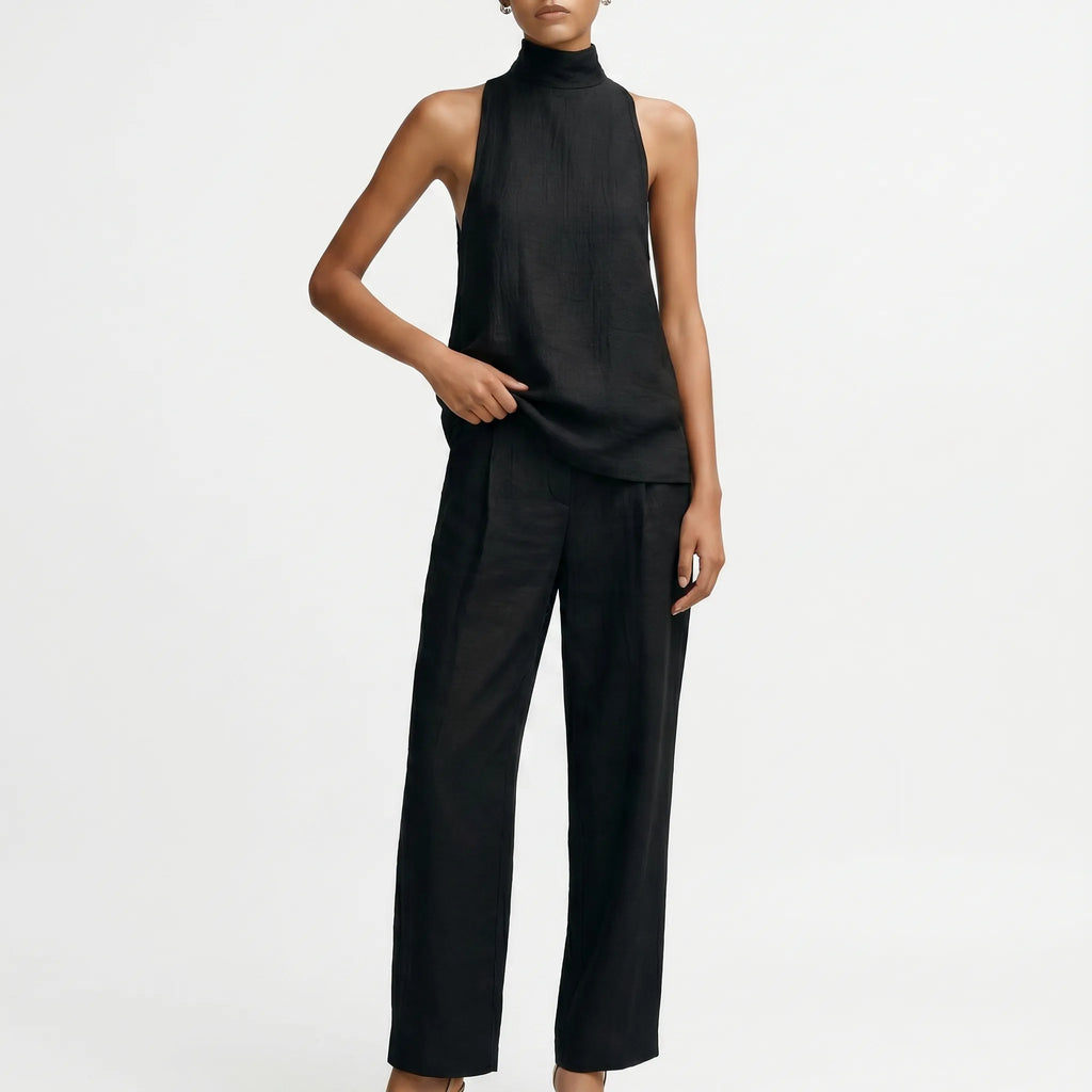 Aravane™ -  Sleeveless Two-Piece Trouser Set -  Effortless Daily Styling