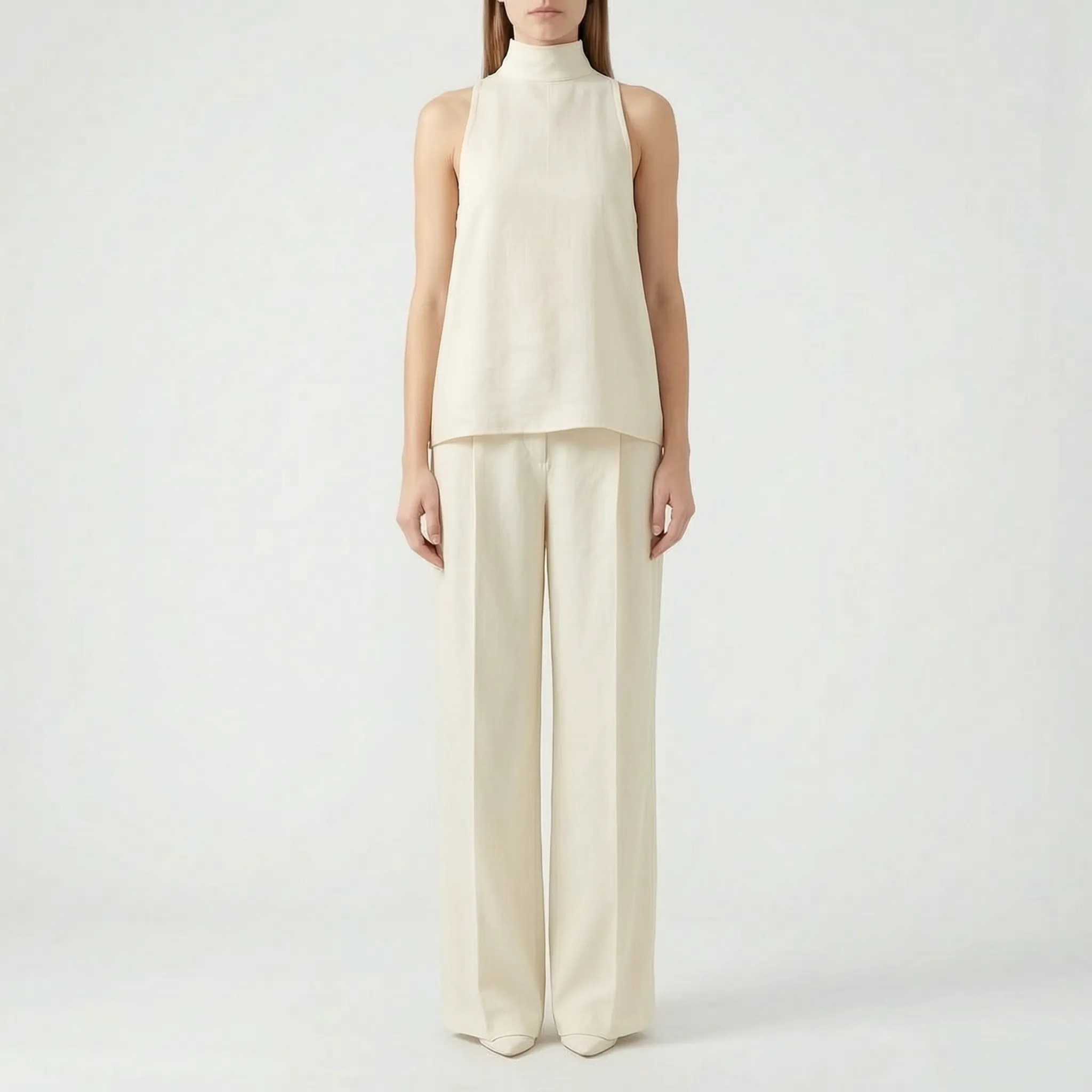 Aravane™ -  Sleeveless Two-Piece Trouser Set -  Effortless Daily Styling