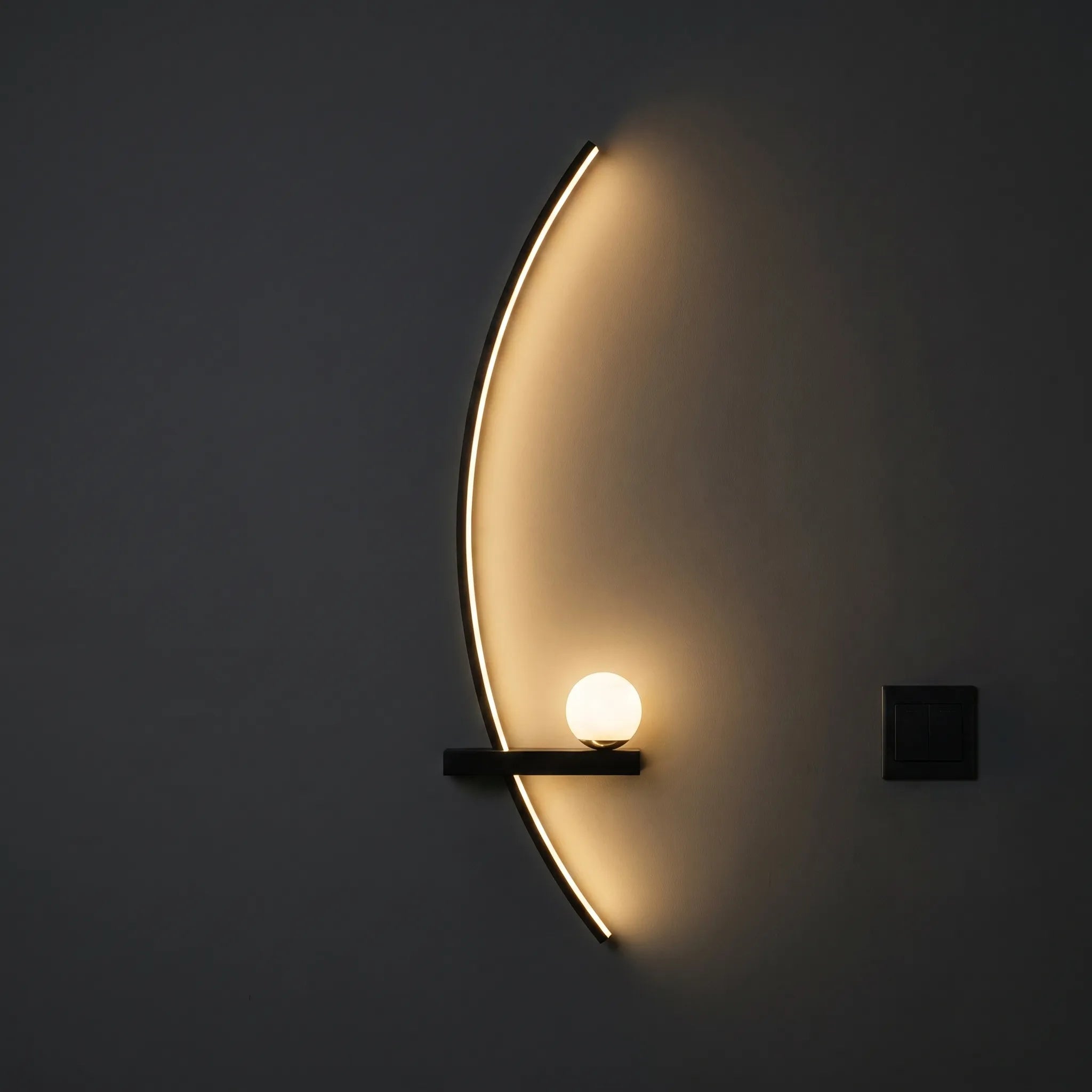 Arcova™ -  Modern Minimalist Wall Sconce -  Ambient Room Lighting