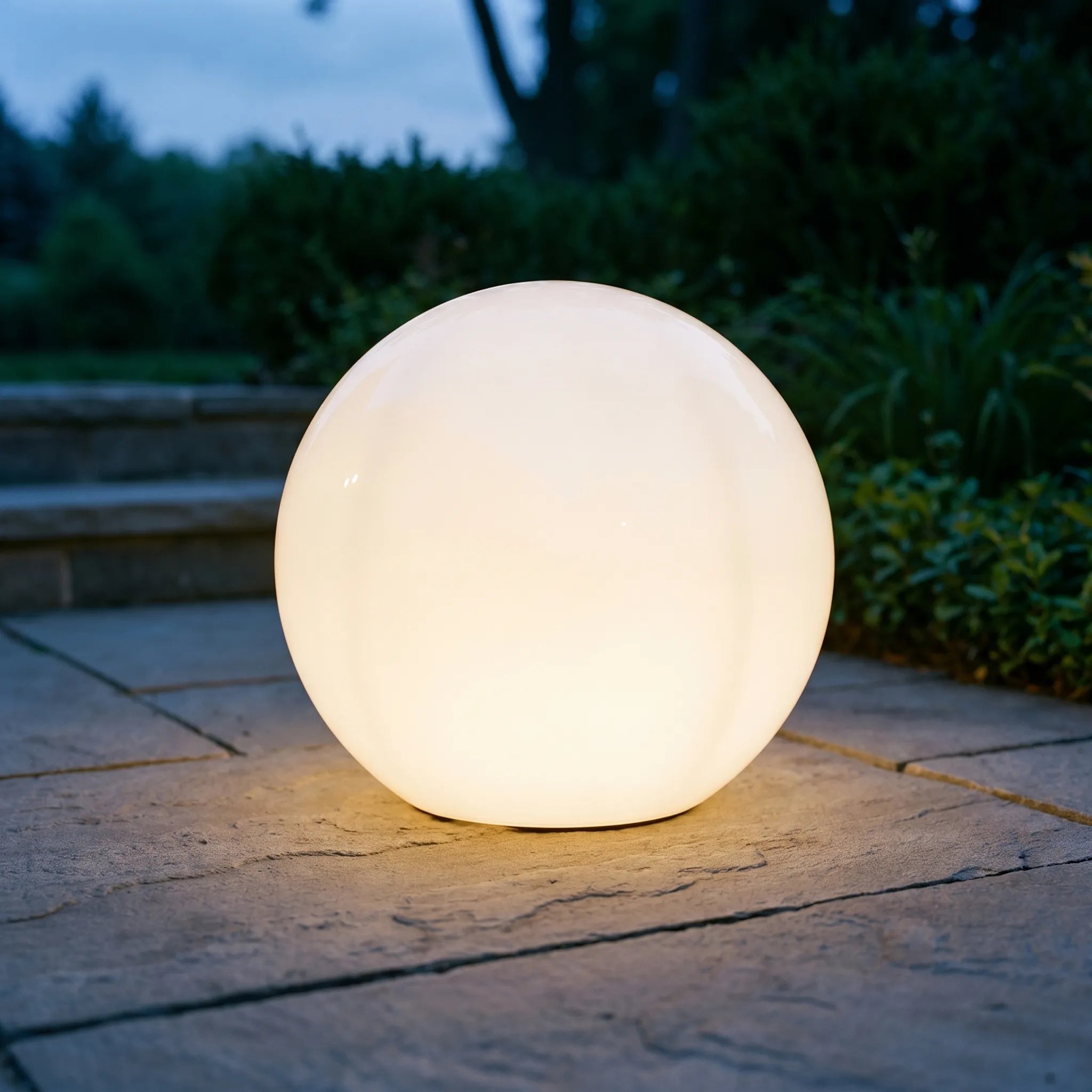 AuraOrb™ -  Spherical LED Garden Light -  Illuminating Garden Pathways