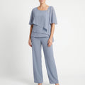 Auraflow™ -  Two-Piece Coordinated Trouser Set -  Attending Daytime Events