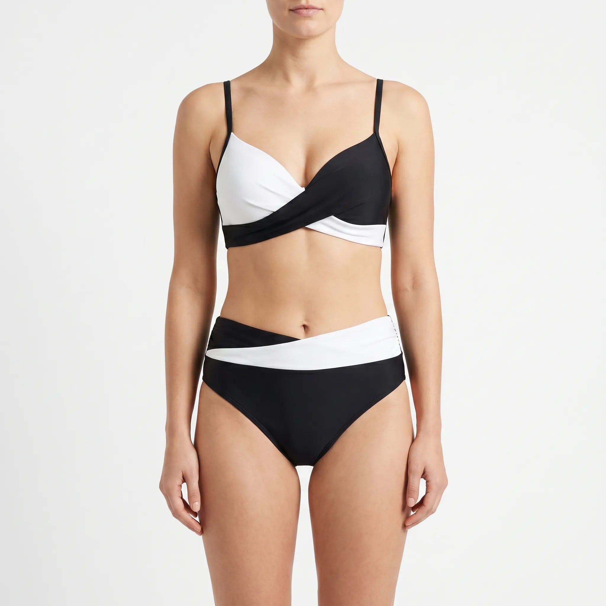 Auralis™ -  Two-Tone Bikini Set -  Poolside Lounging