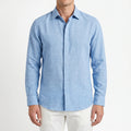 Auraloom™ -  Men's Long-Sleeve Smart Casual Shirt -  Smart-Casual Dining