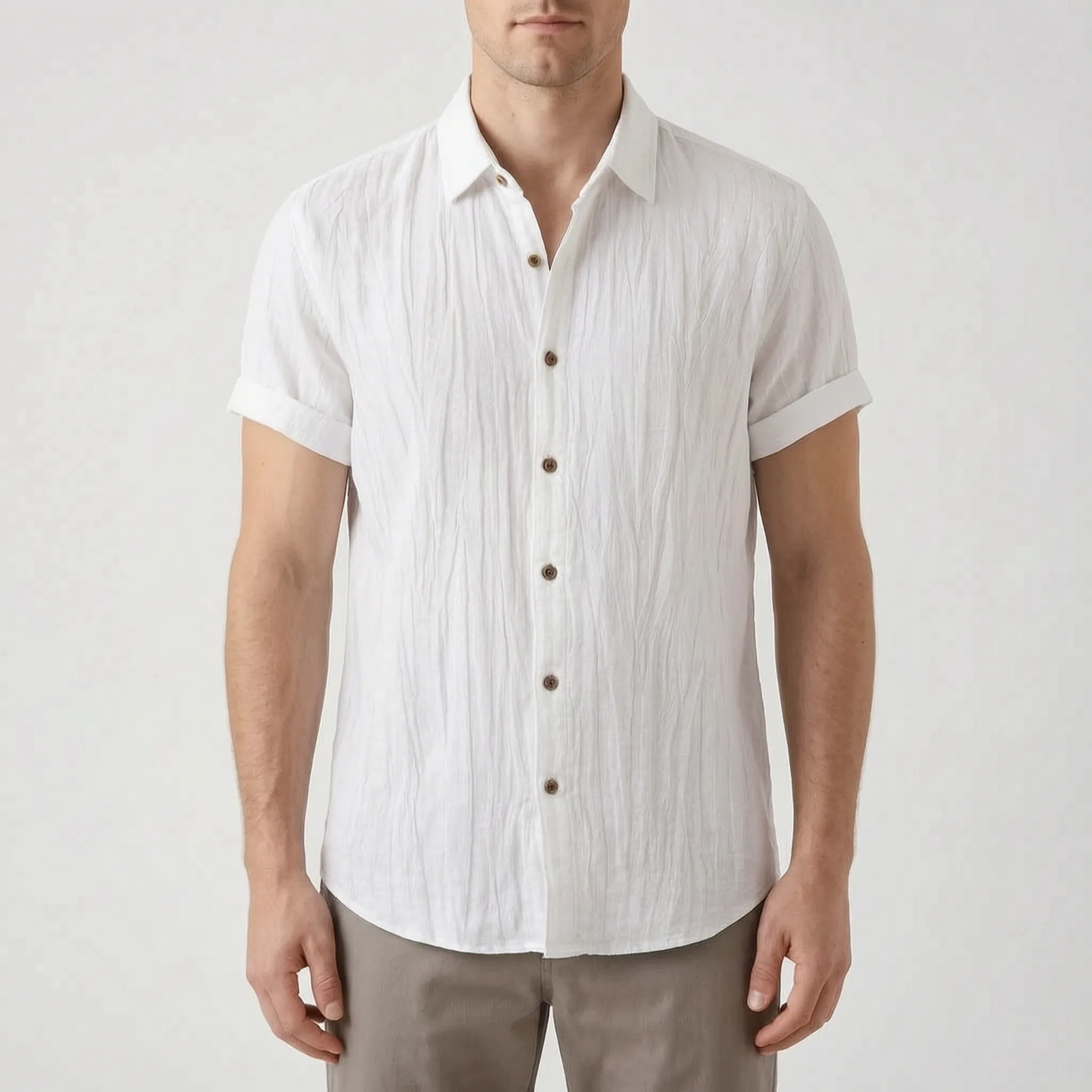 Auranos™ -  Men's Short Sleeve Shirt -  Casual Weekend Wear