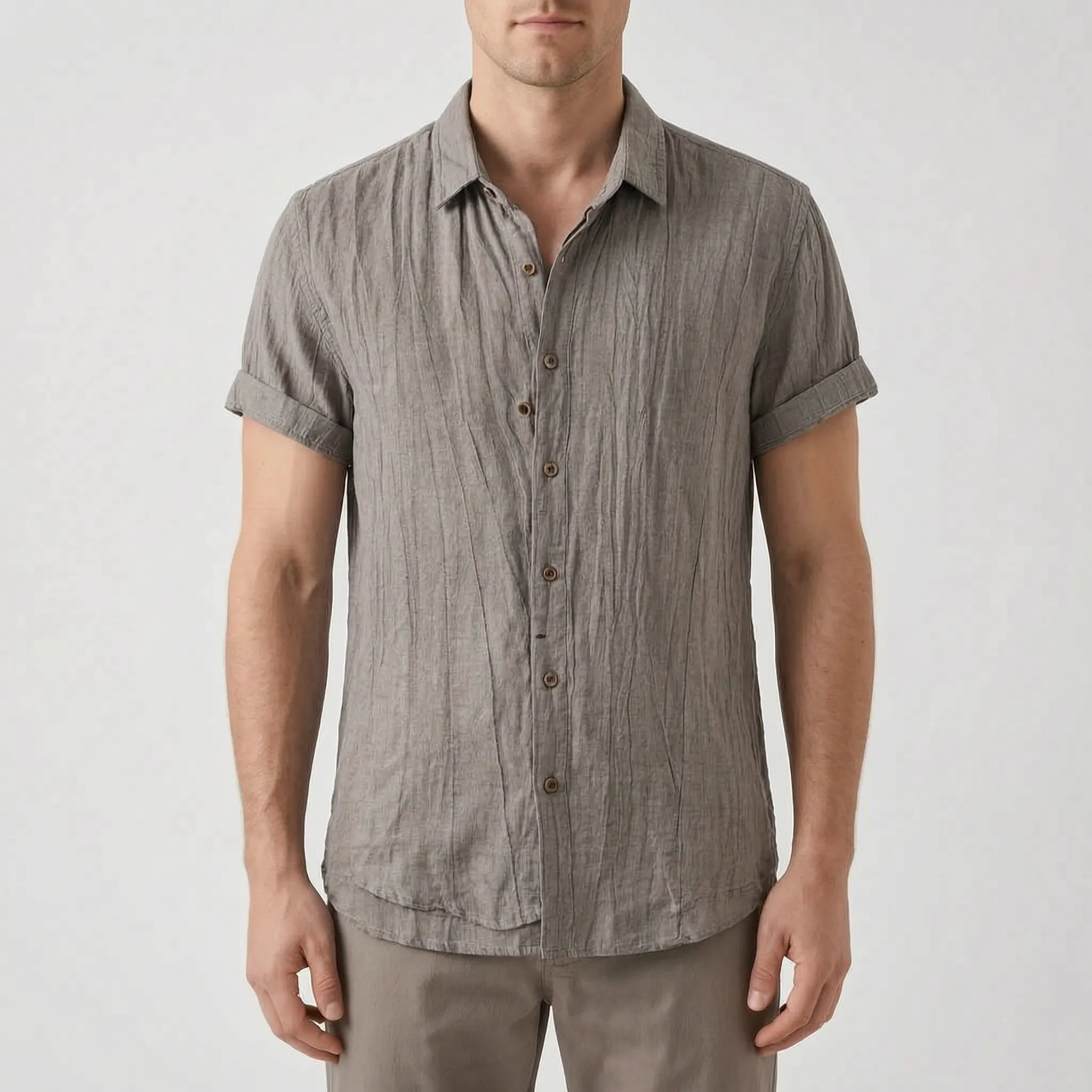 Auranos™ -  Men's Short Sleeve Shirt -  Casual Weekend Wear