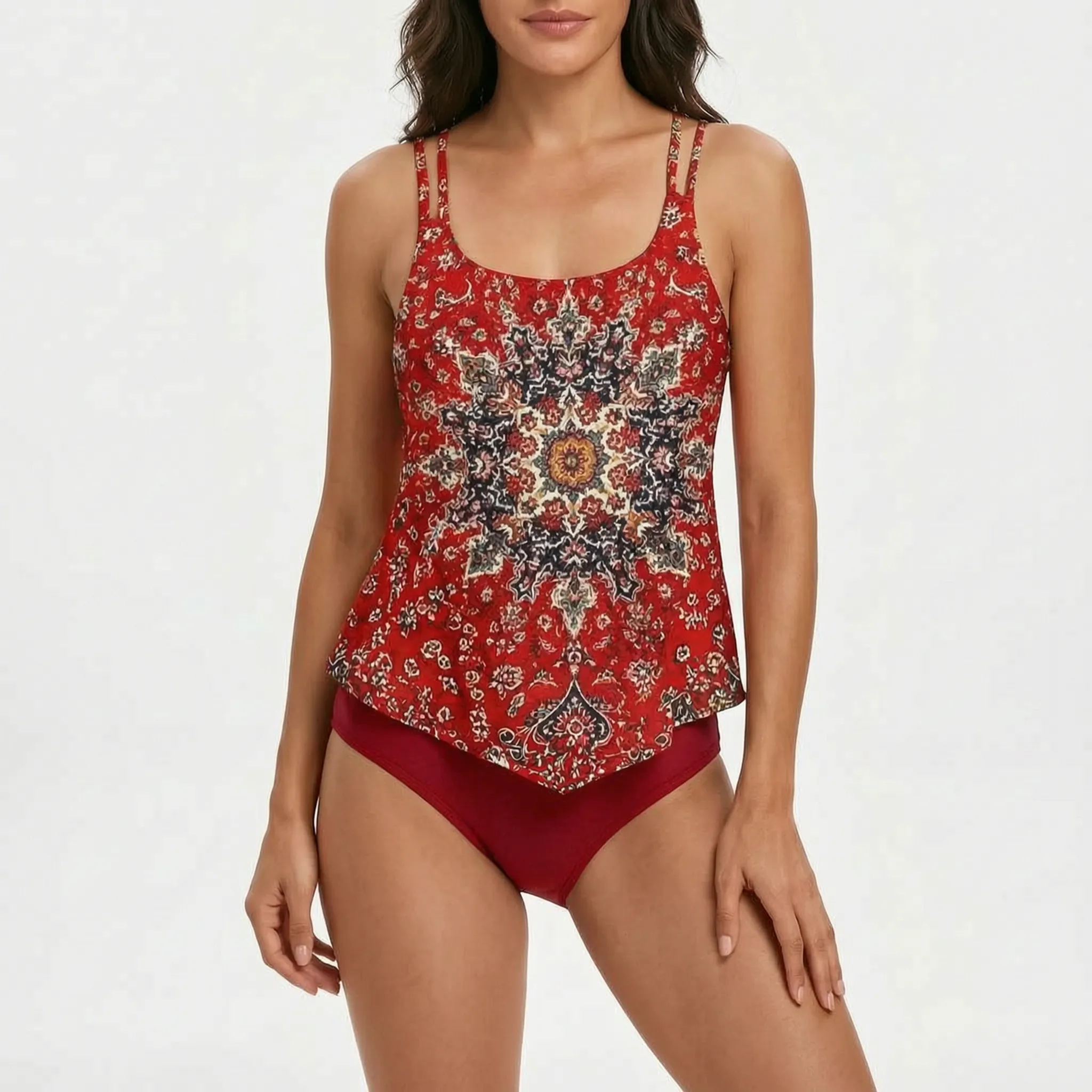 Auraswim™ -  Two-Piece Tankini Set -  Beach Holidays