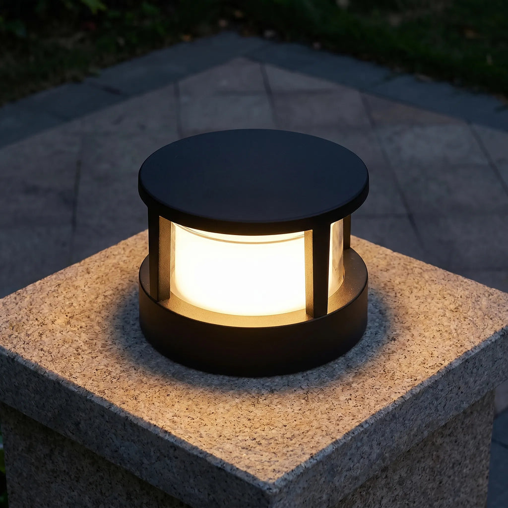 Aureliq™ -  Modern Outdoor Pedestal Light -  Illuminating Garden Pathways