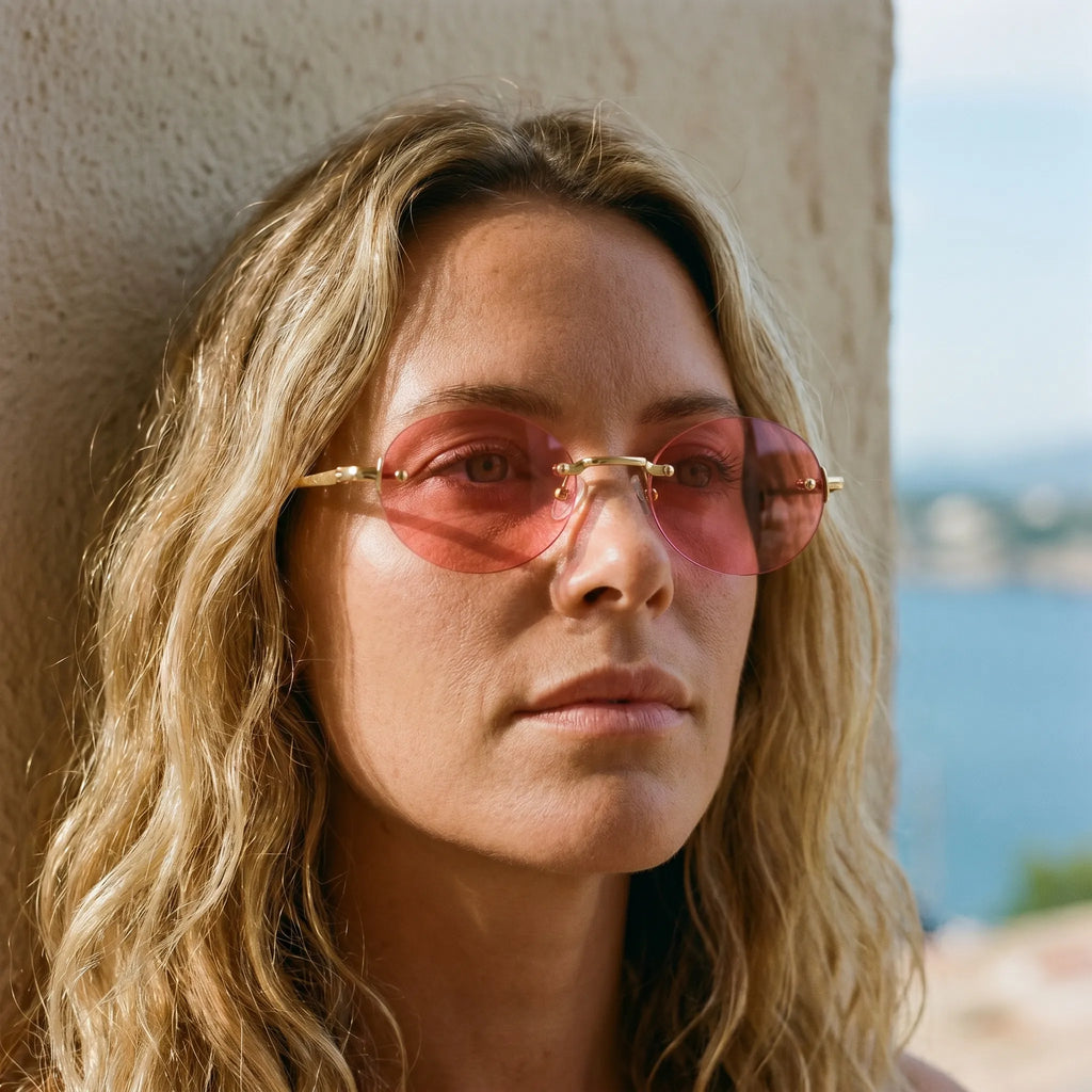 Aurentia™ -  Round Tinted Sunglasses -  Summer Holidays
