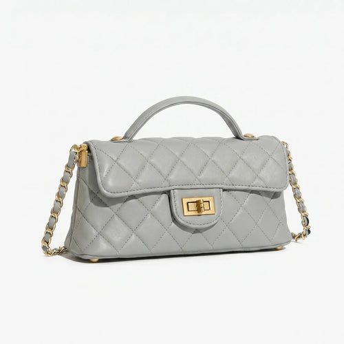 Aurisse™ -  Quilted Top Handle Bag -  Evening Social Events