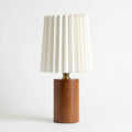 Auroris™ -  Vintage Style Pleated Table Lamp -  Reading In Bed