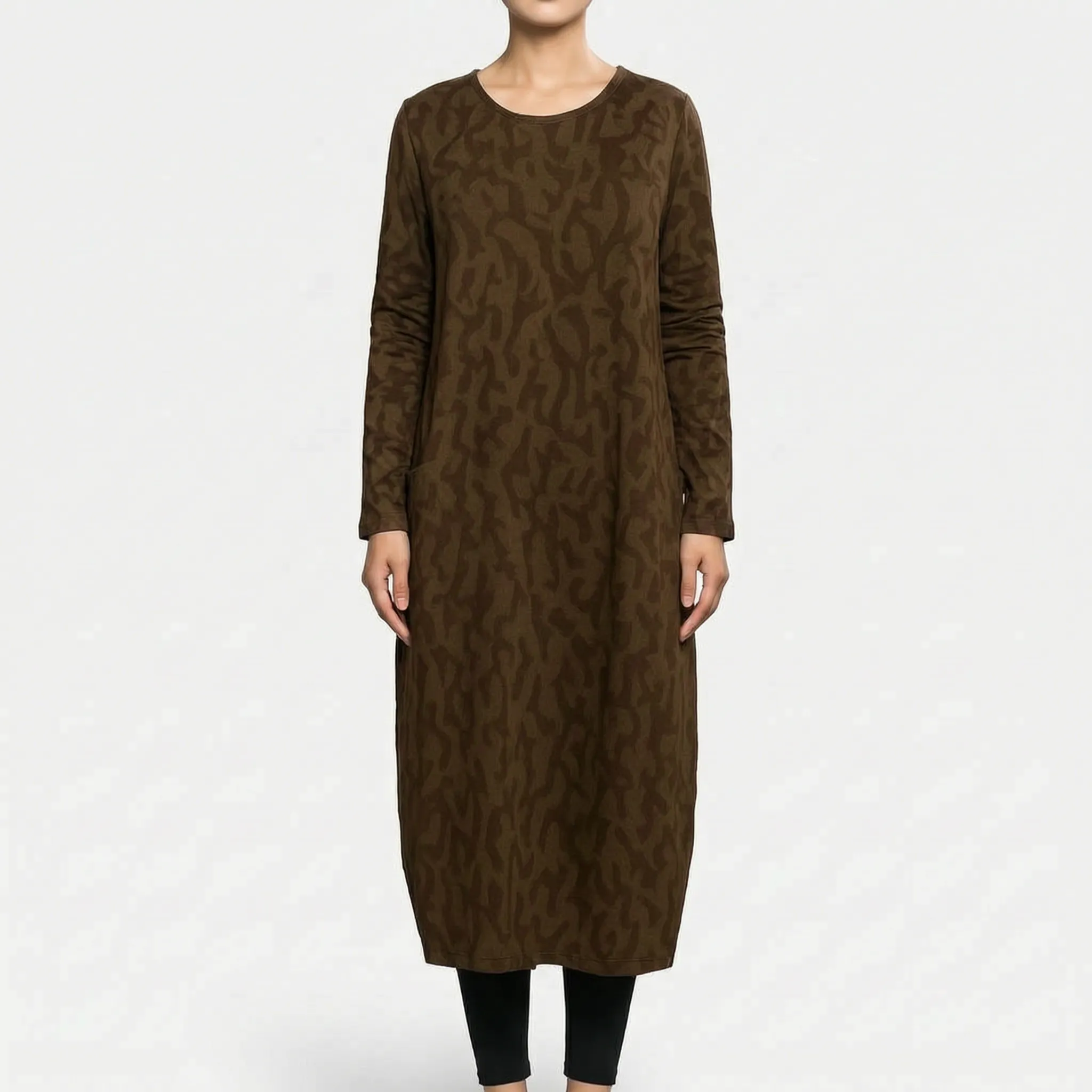 Autumna™ -  Long Sleeve Midi Dress -  Everyday Casual Wear