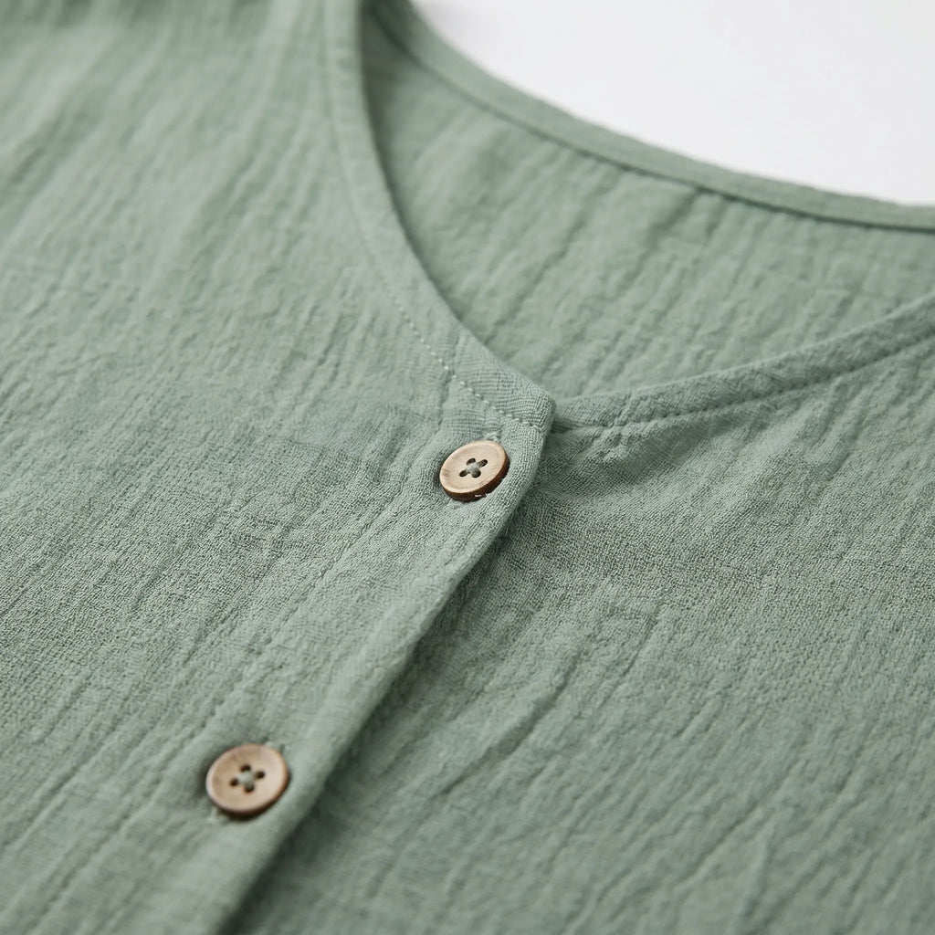 Avenya™ -  Relaxed Fit V-Neck Casual Blouse -  Casual Daytime Styling