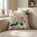 Bloomeria™ -  Square Decorative Floral Cushion -  Decorating Living Spaces