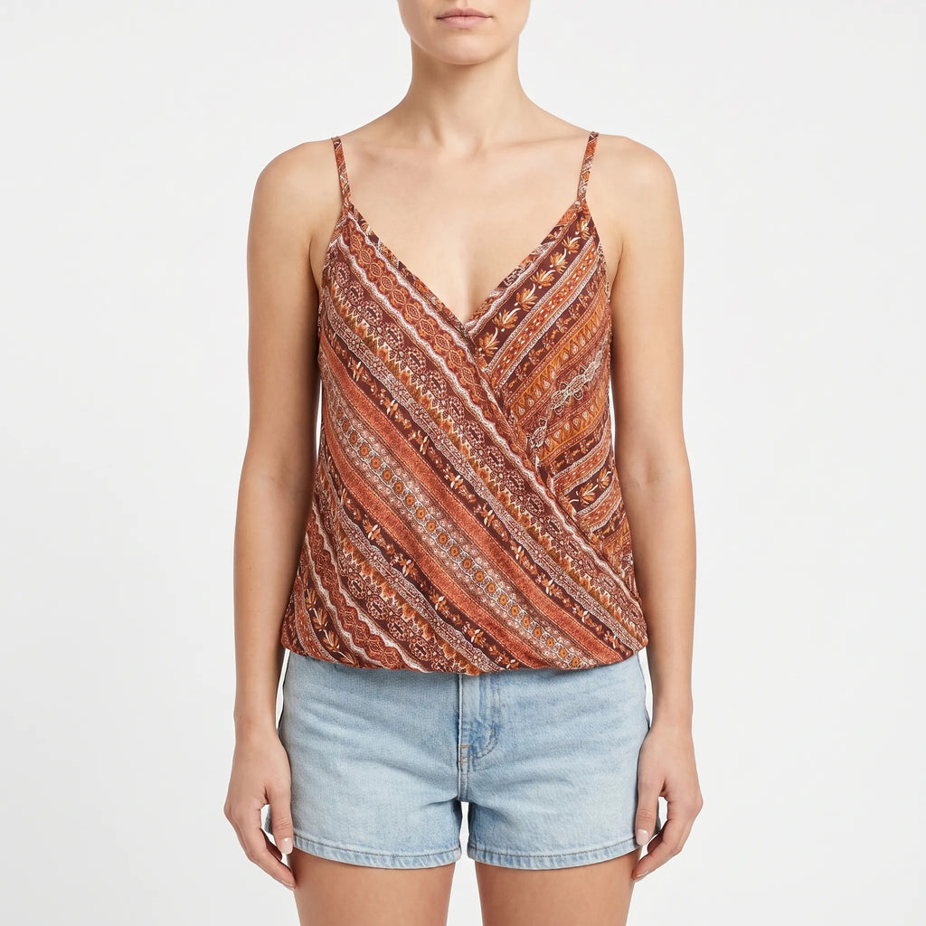 Bohema™ -  Sleeveless Bohemian Print Cami -  Casual Weekend Wear