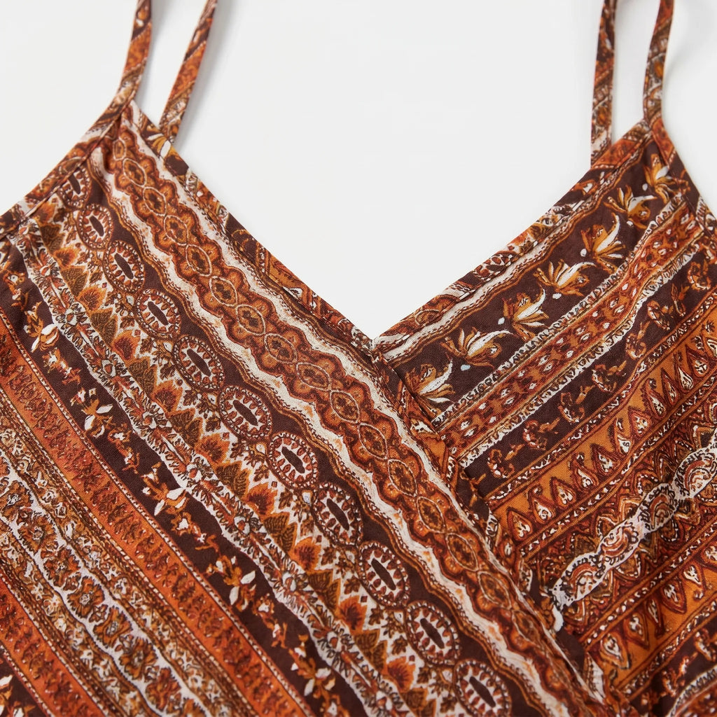 Bohema™ -  Sleeveless Bohemian Print Cami -  Casual Weekend Wear