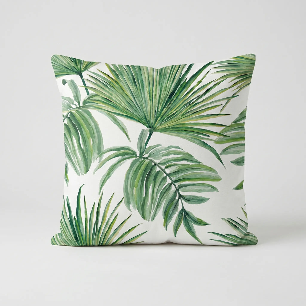 Botanar™ -  Square Botanical Print Decorative Cushion -  Decorating Living Rooms