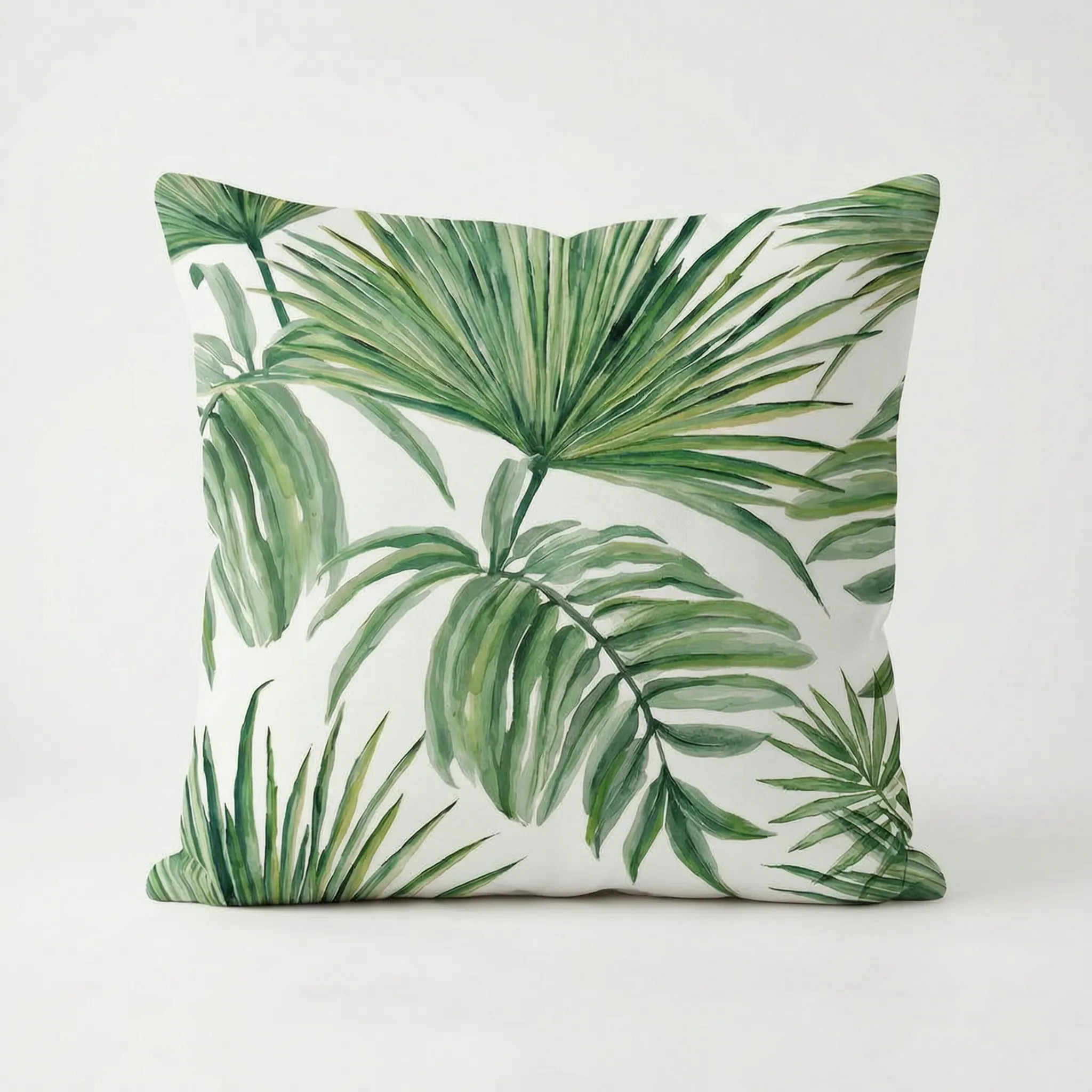 Botanar™ -  Square Botanical Print Decorative Cushion -  Decorating Living Rooms