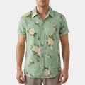 Botanari™ -  Mens Short Sleeve Floral Shirt -  Casual Weekend Wear