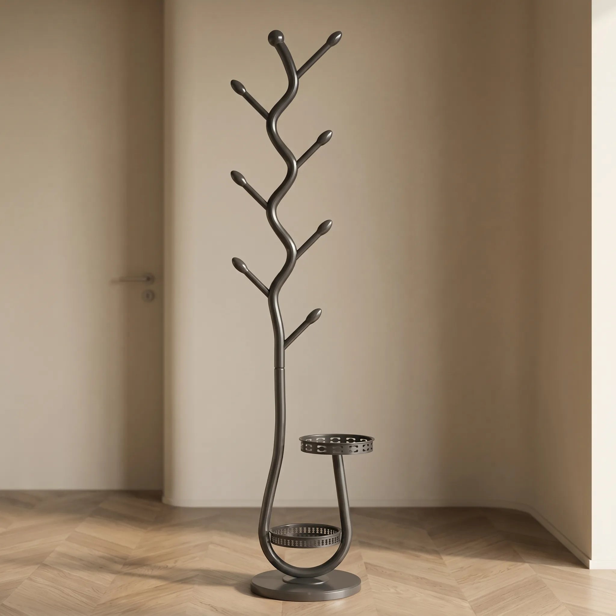Branchis™ -  Freestanding Coat Stand -  Hanging Coats And Jackets