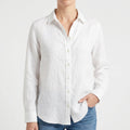Breezara™ -  Long Sleeve Collared Blouse -  Everyday Wear
